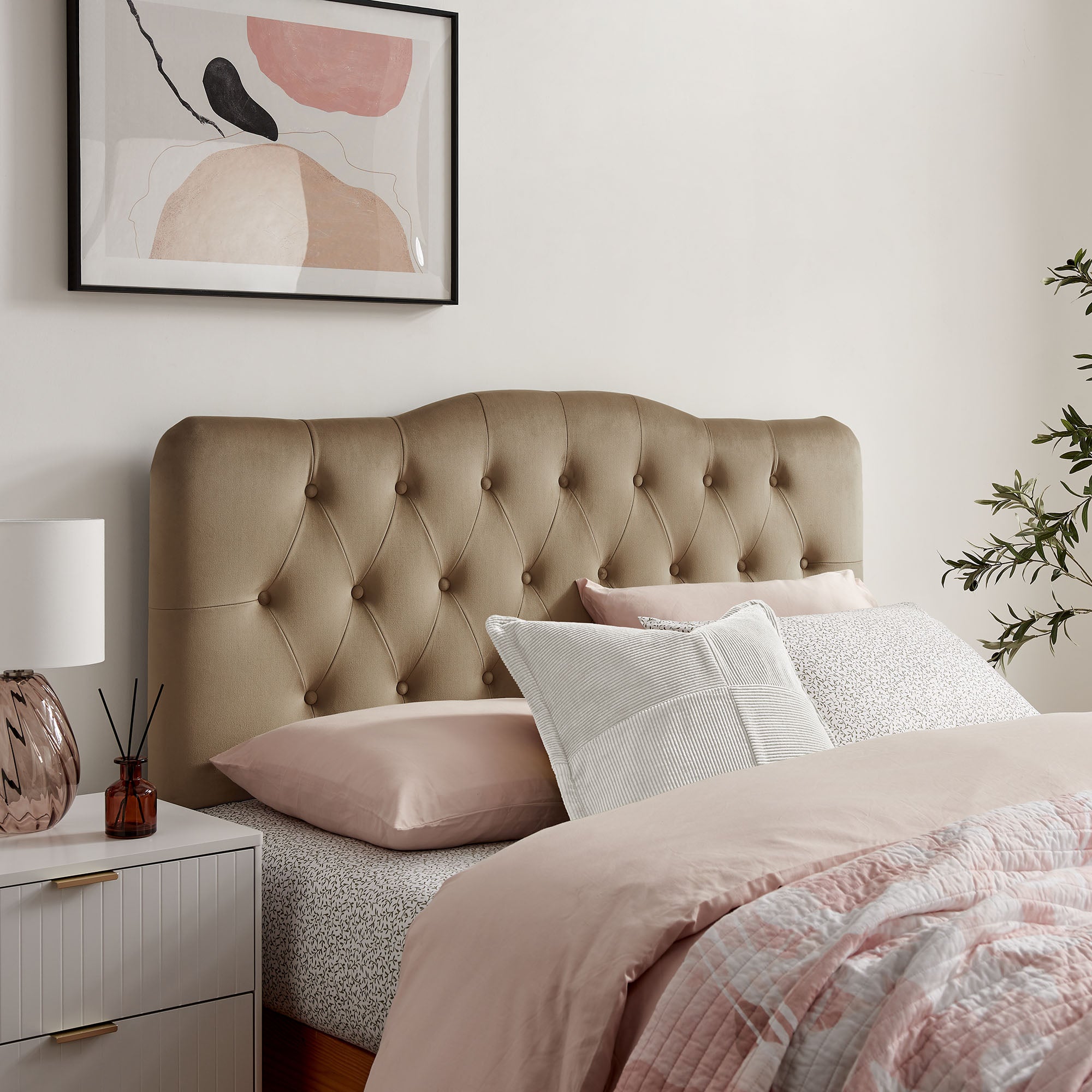 Modway MOD-7270 Annabel Stain-Resistant Performance Velvet Queen Headboard
