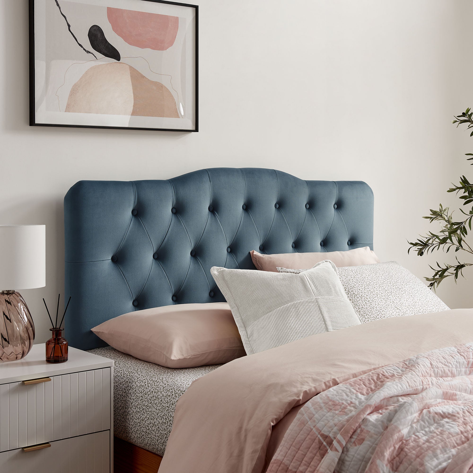 Modway MOD-7273 Annabel Stain-Resistant Performance Velvet King Headboard