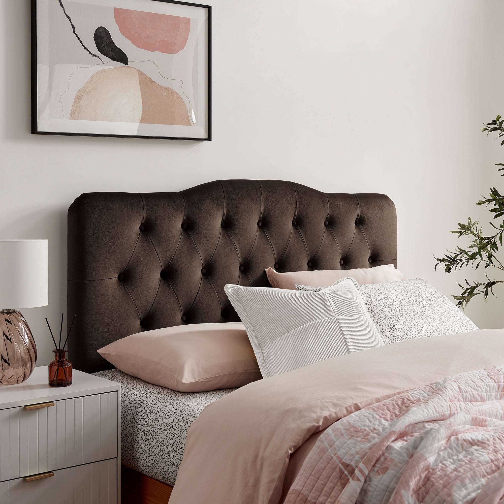 Modway MOD-7273 Annabel Stain-Resistant Performance Velvet King Headboard