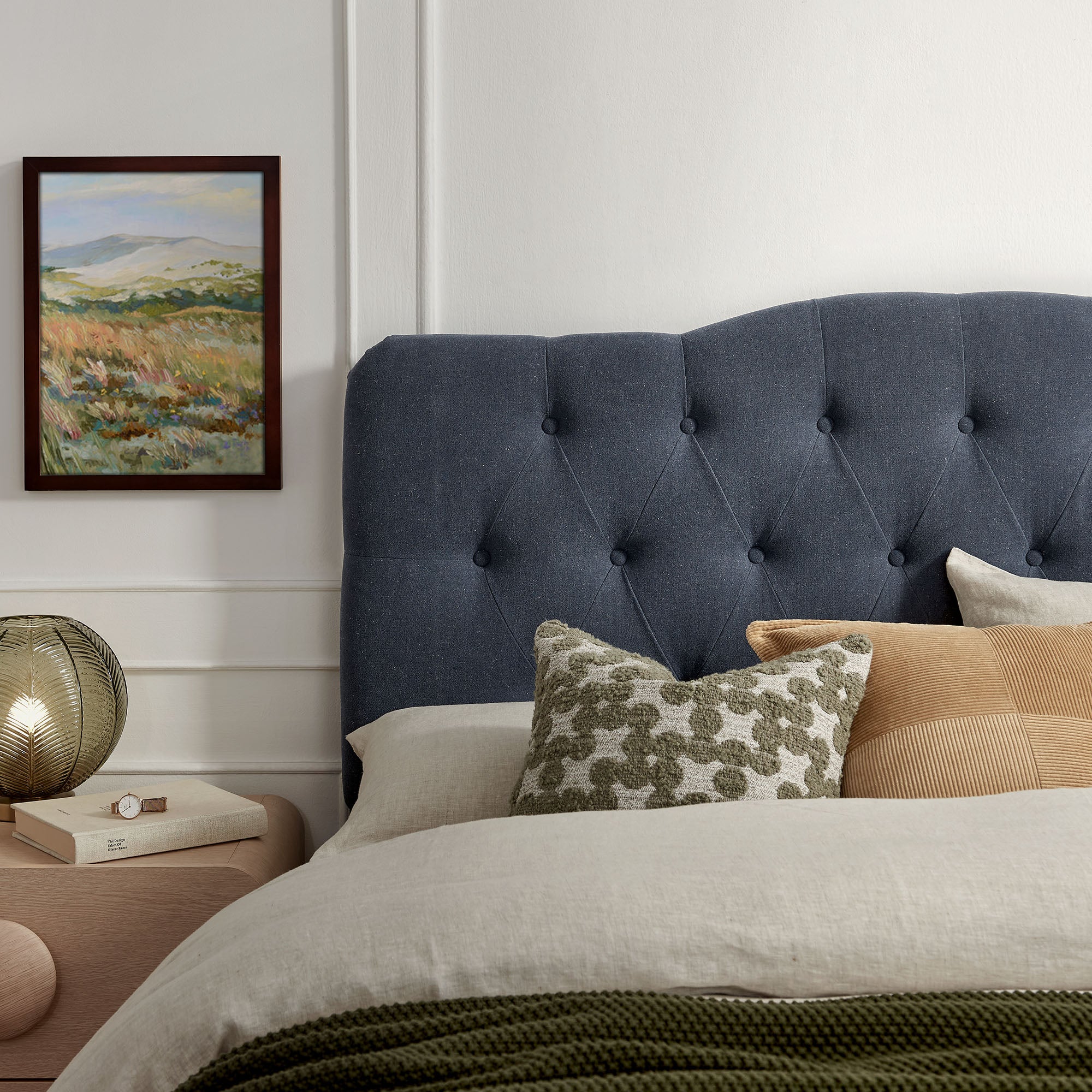 Modway MOD-7274 Annabel Premium Linen Blend King Headboard