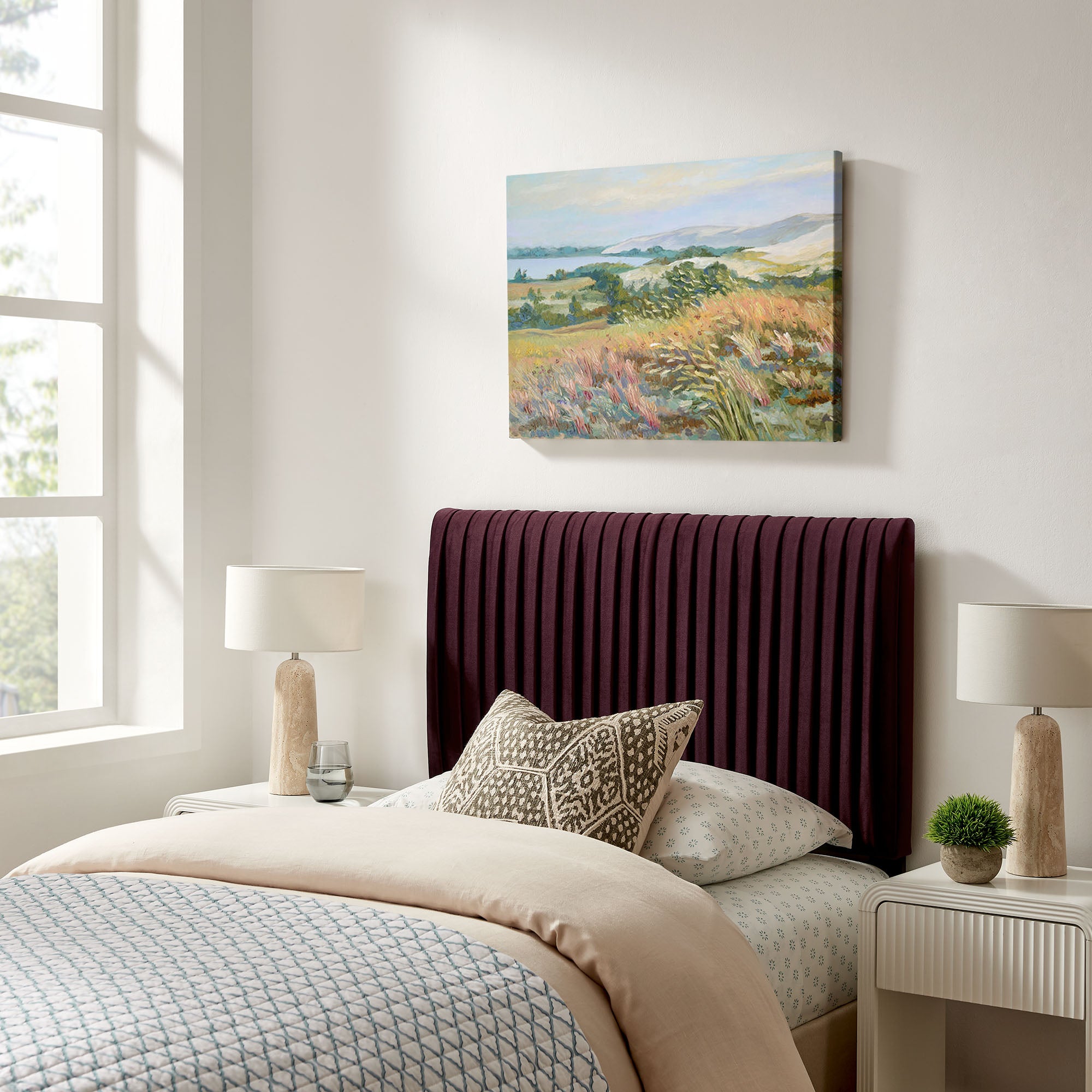 Modway MOD-7276 Eloise Stain-Resistant Performance Velvet Twin Headboard