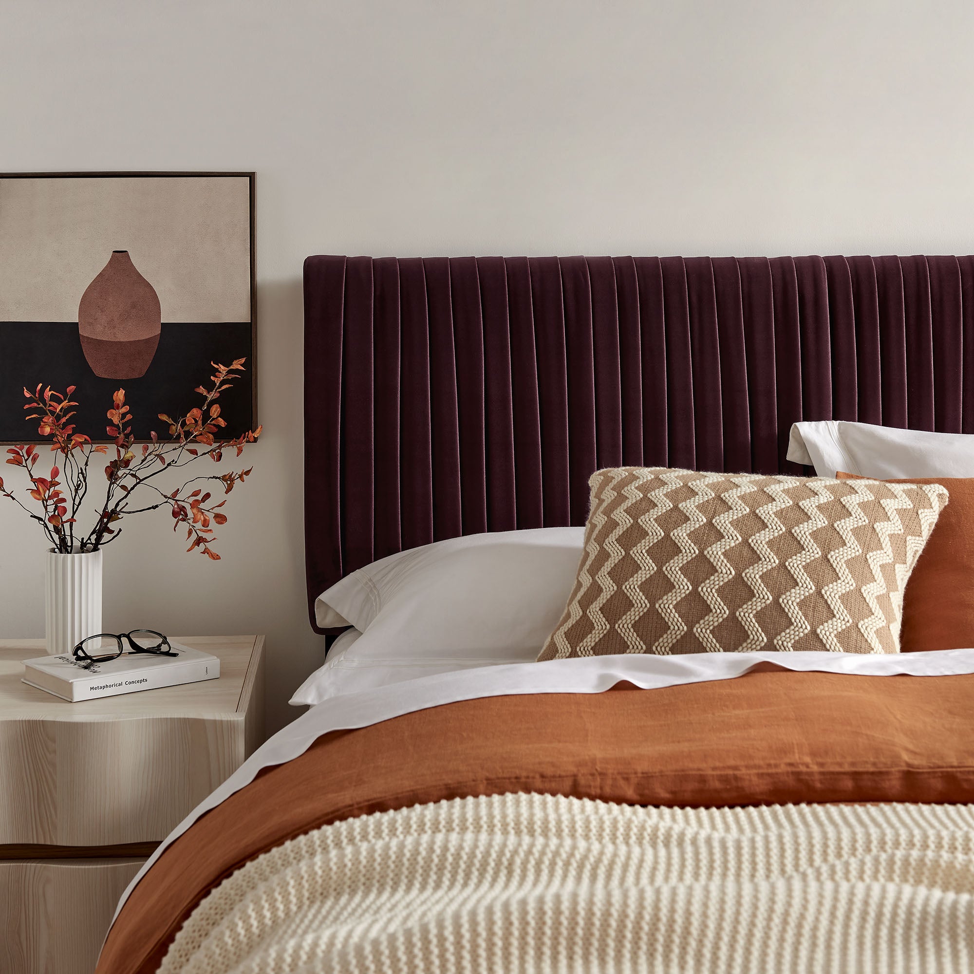 Modway MOD-7278 Eloise Stain-Resistant Performance Velvet Queen Headboard
