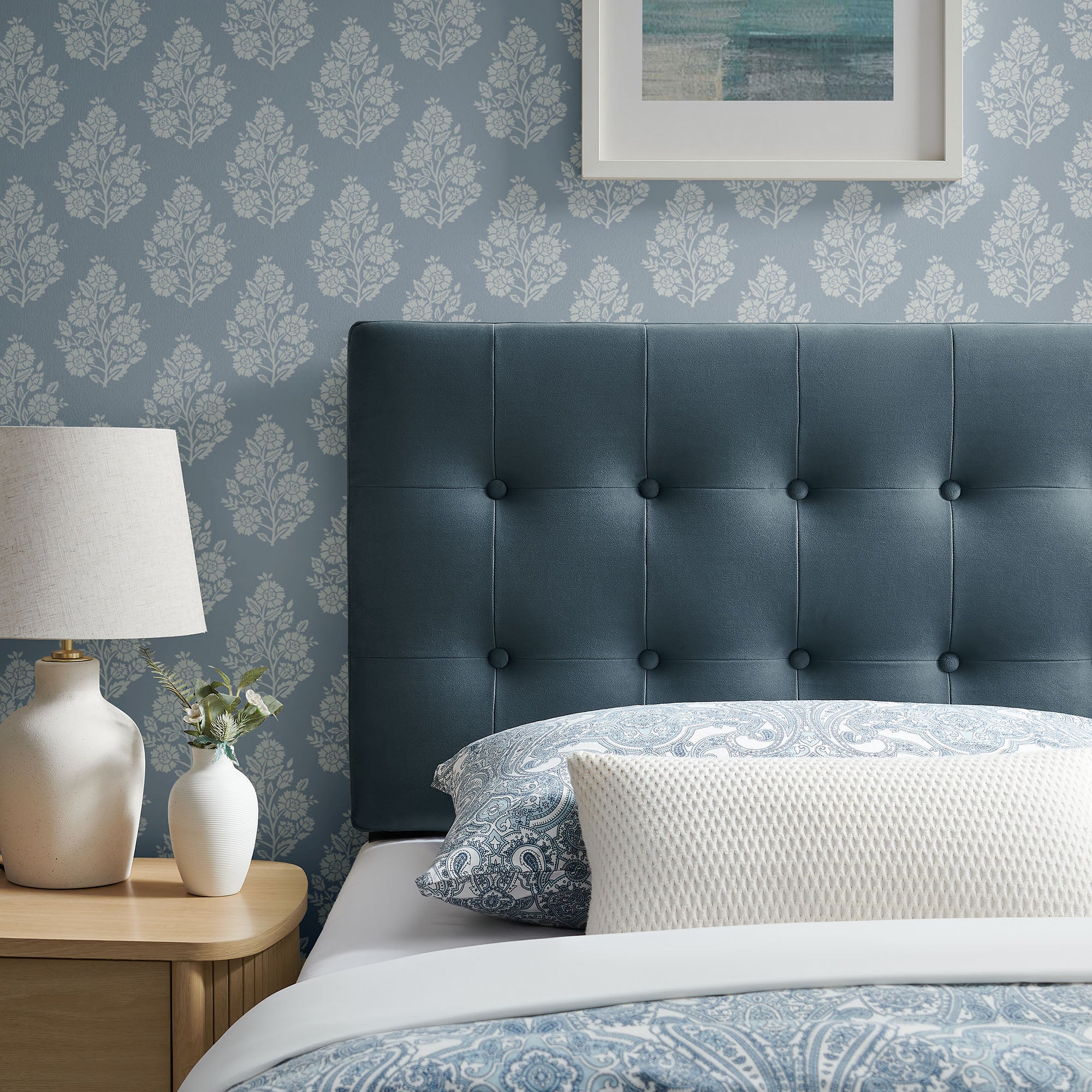 Modway MOD-7280 Emily Stain-Resistant Performance Velvet Twin Size Headboard