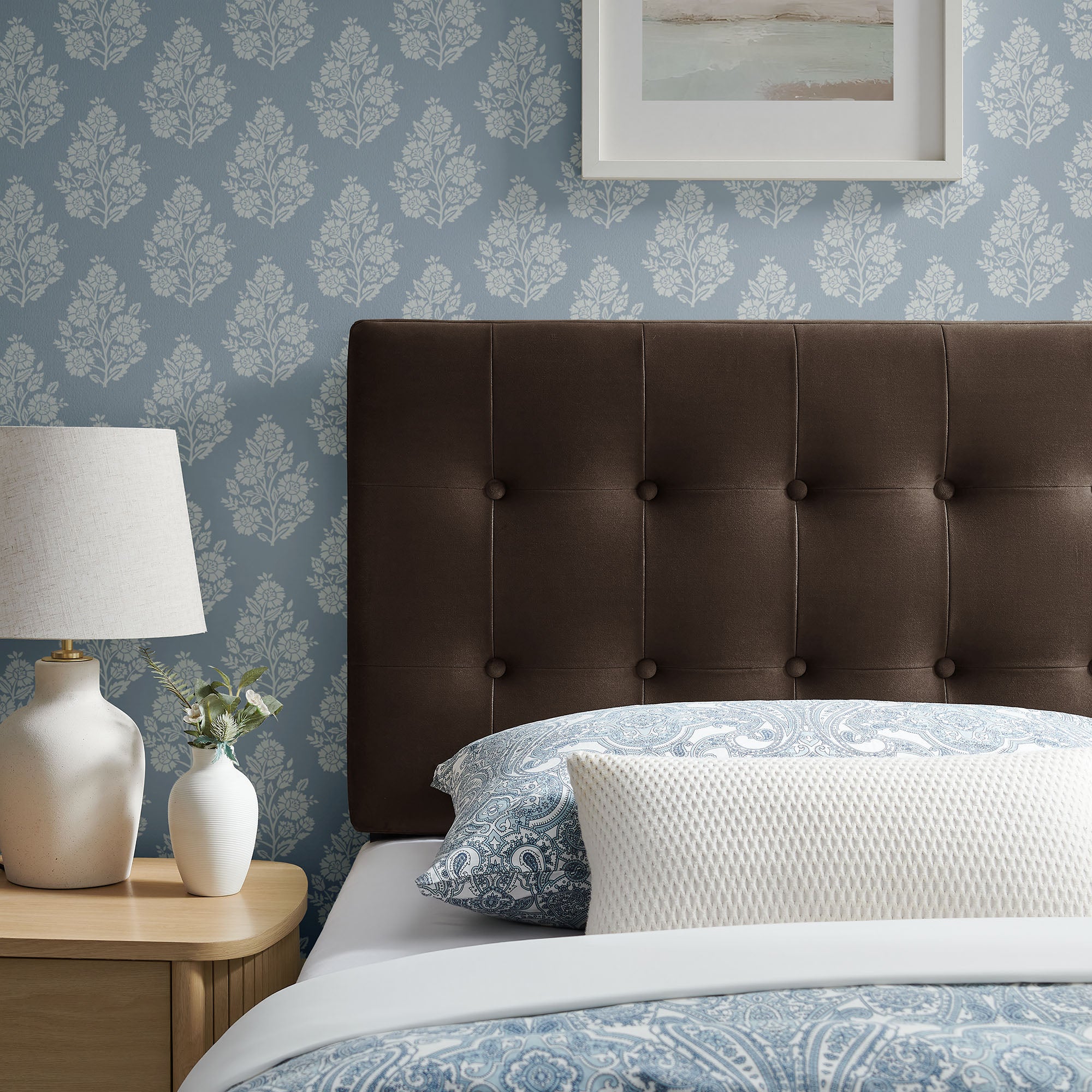 Modway MOD-7280 Emily Stain-Resistant Performance Velvet Twin Size Headboard