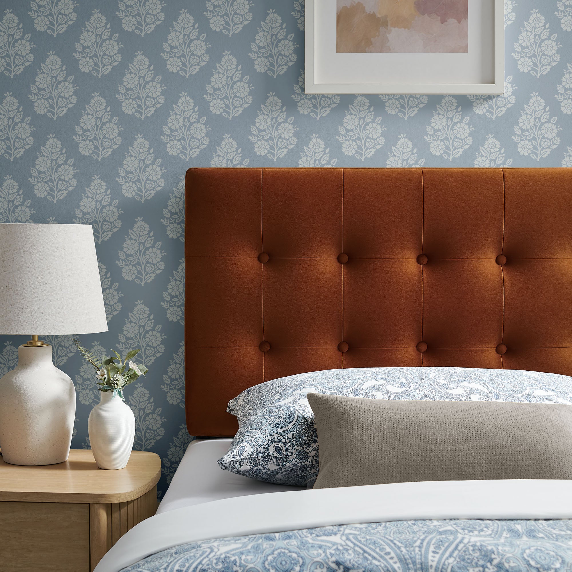 Modway MOD-7280 Emily Stain-Resistant Performance Velvet Twin Size Headboard