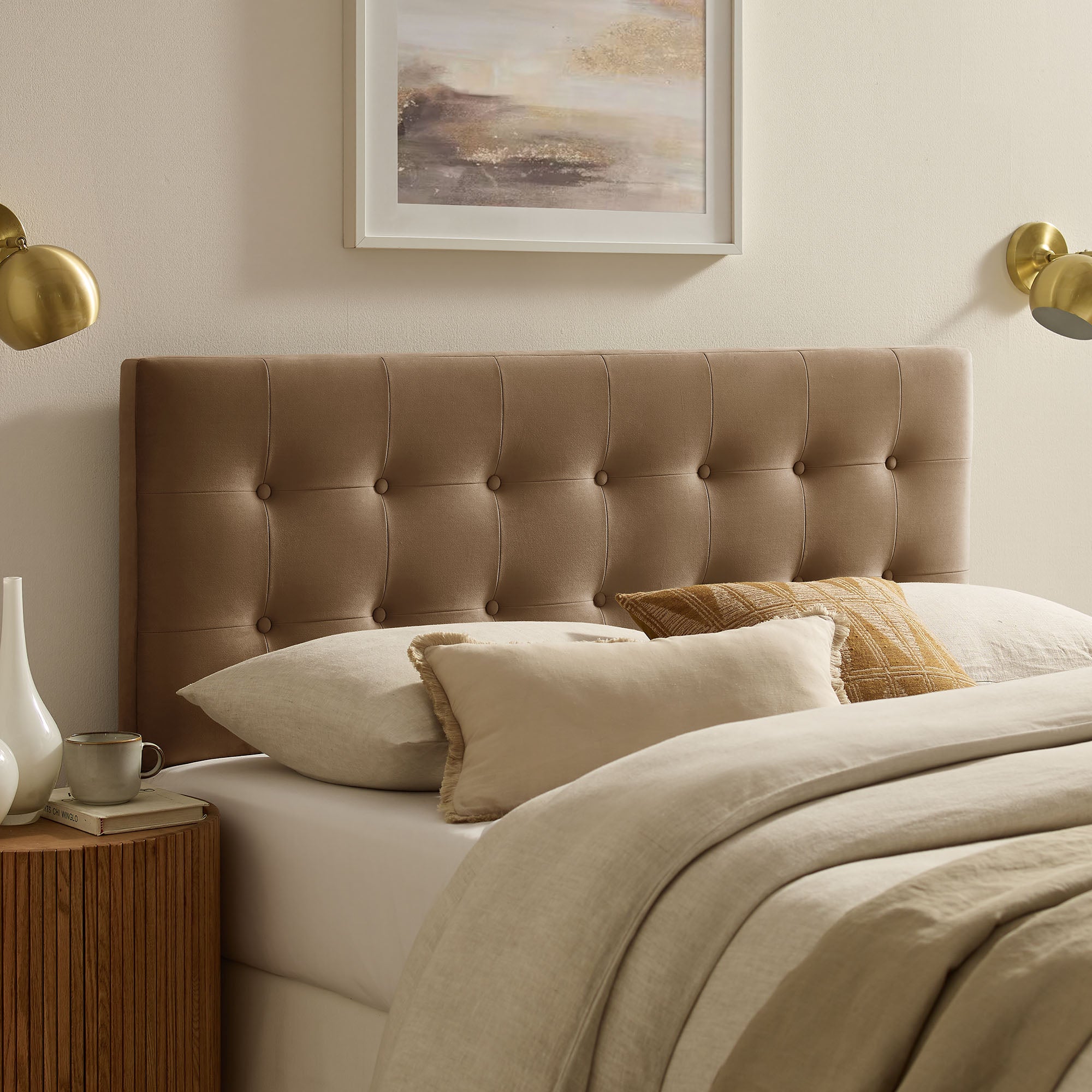 Modway MOD-7282 Emily Stain-Resistant Performance Velvet Full Size Headboard