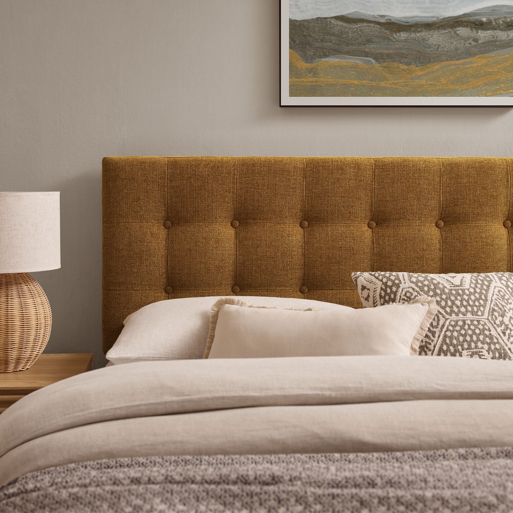 Modway MOD-7283 Emily Fabric Upholstered Full Size Headboard