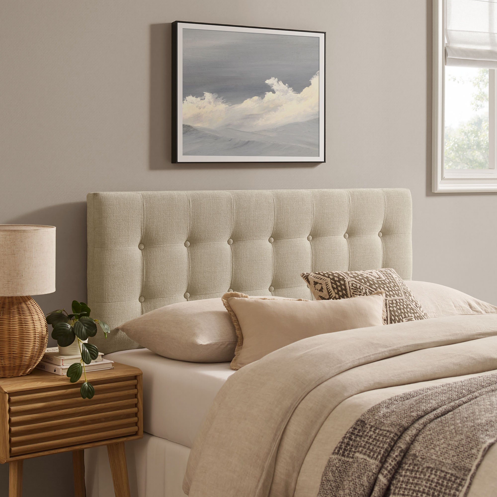 Modway MOD-7283 Emily Fabric Upholstered Full Size Headboard