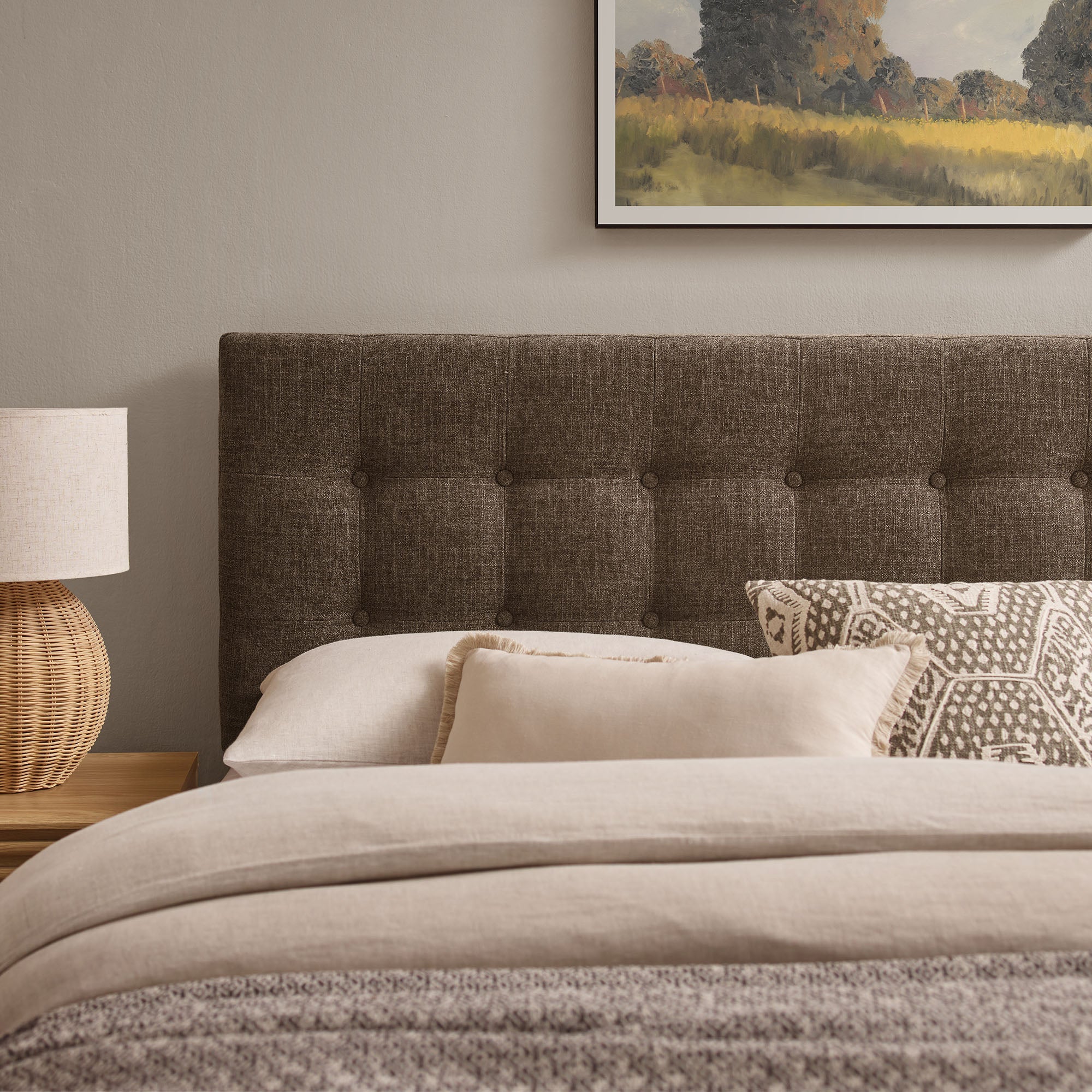 Modway MOD-7283 Emily Fabric Upholstered Full Size Headboard