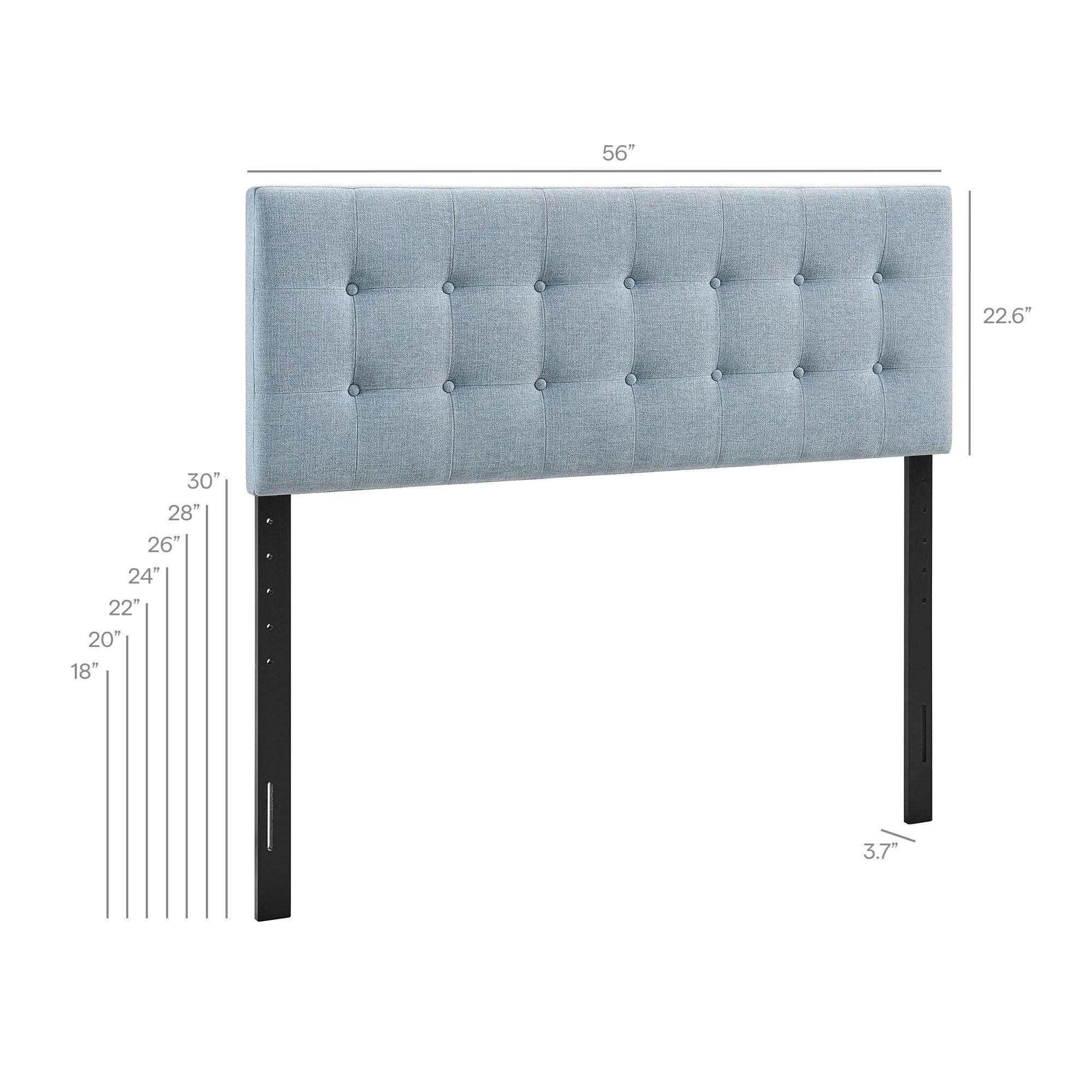 Modway MOD-7283 Emily Fabric Upholstered Full Size Headboard