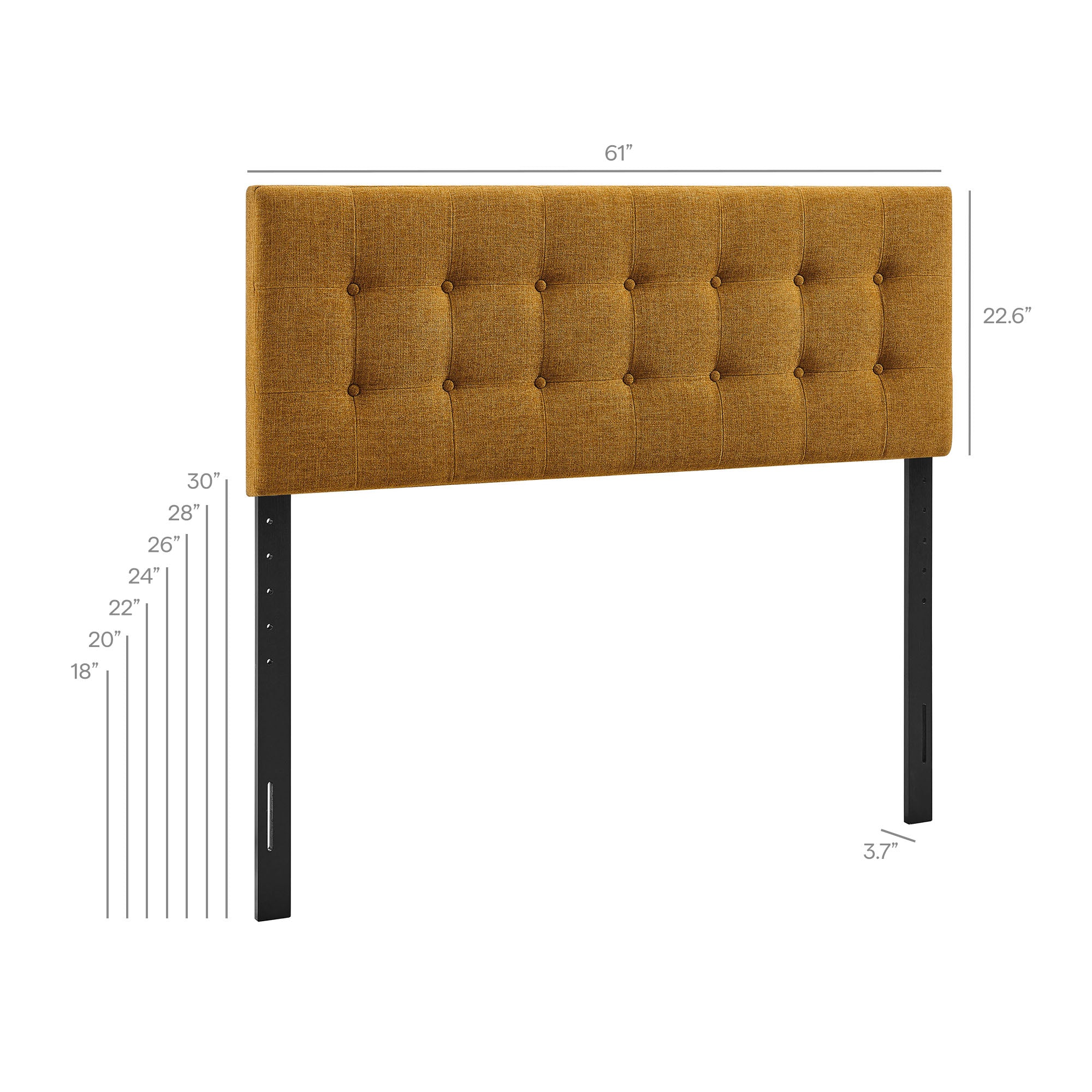 Modway MOD-7285 Emily Fabric Upholstered Queen Size Headboard