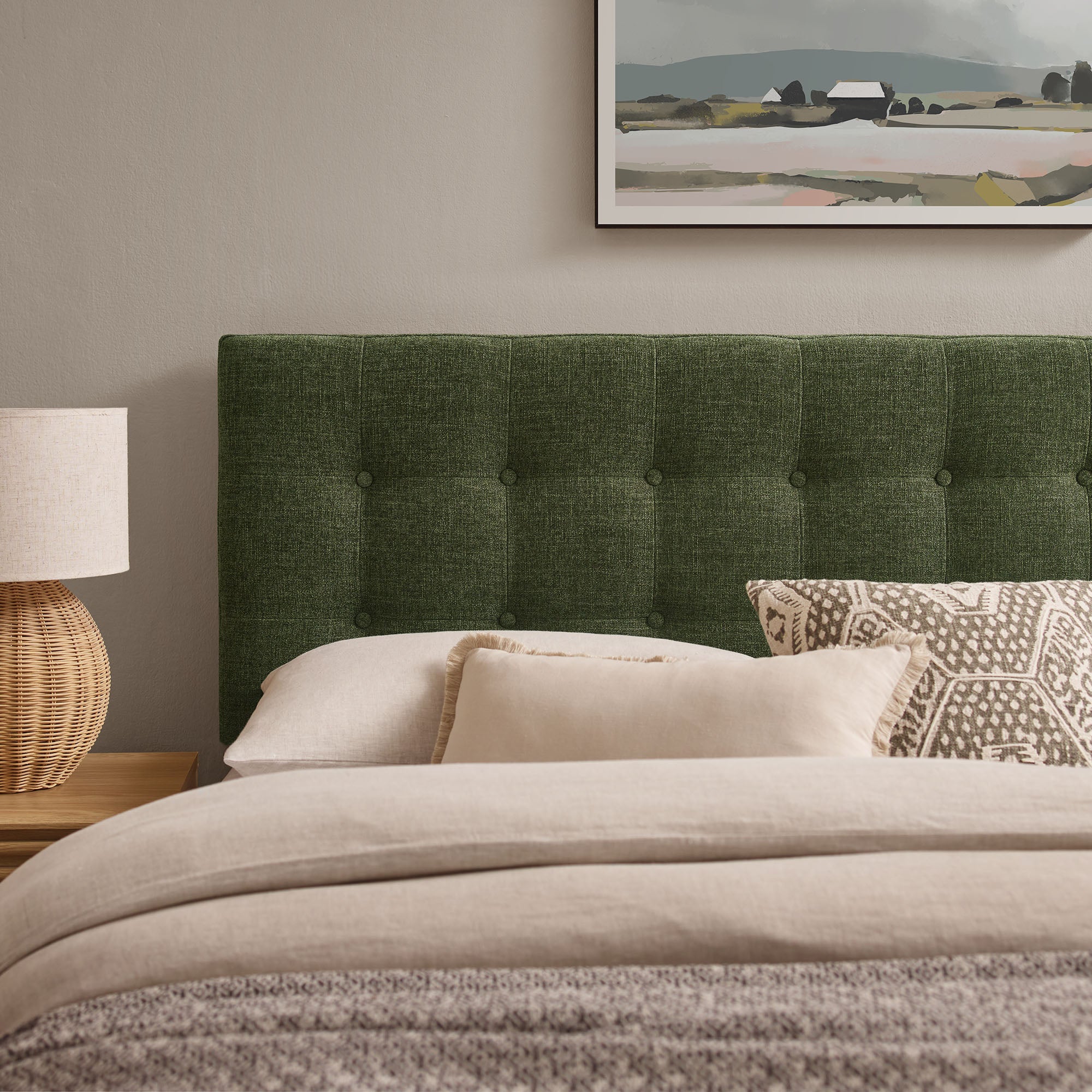 Modway MOD-7285 Emily Fabric Upholstered Queen Size Headboard