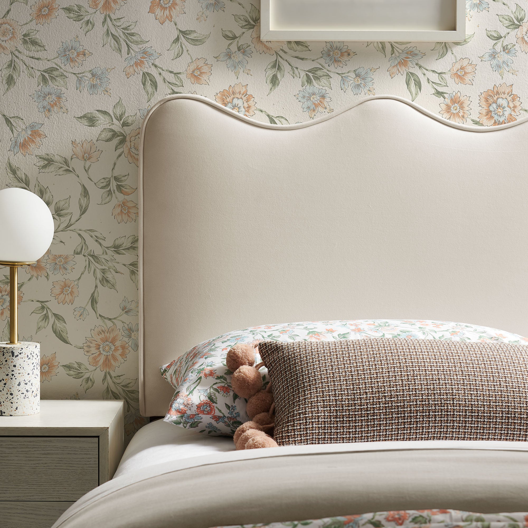 Modway MOD-7288 Athena Stain-Resistant Performance Velvet Twin Size Headboard