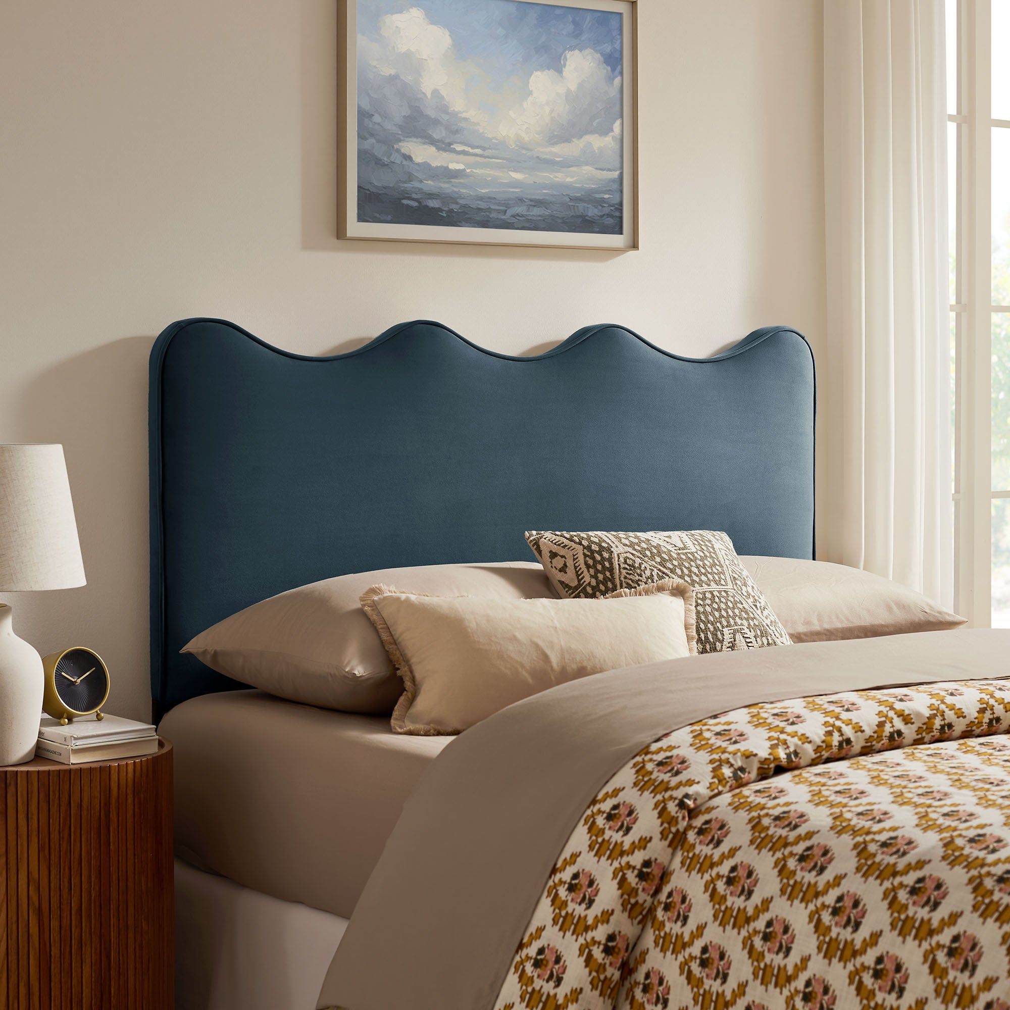 Modway MOD-7291 Athena Stain-Resistant Performance Velvet Full Size Headboard