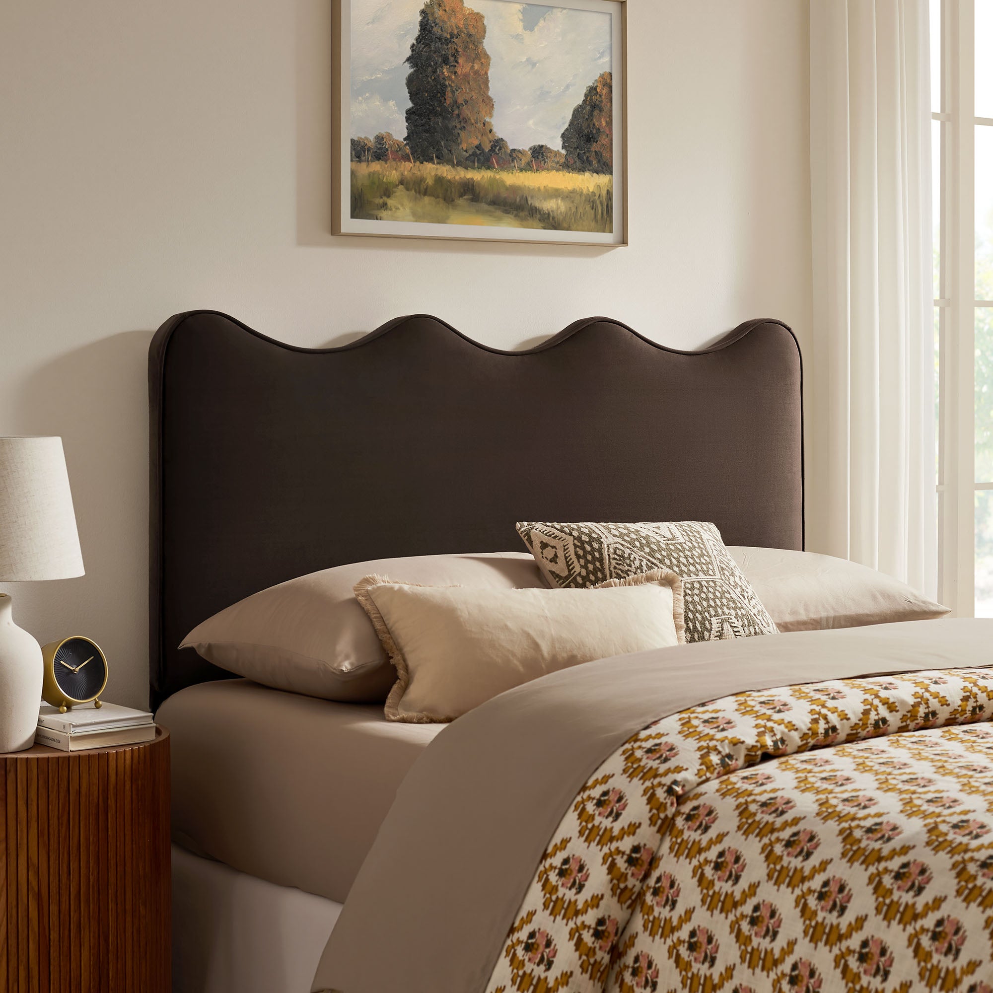 Modway MOD-7291 Athena Stain-Resistant Performance Velvet Full Size Headboard