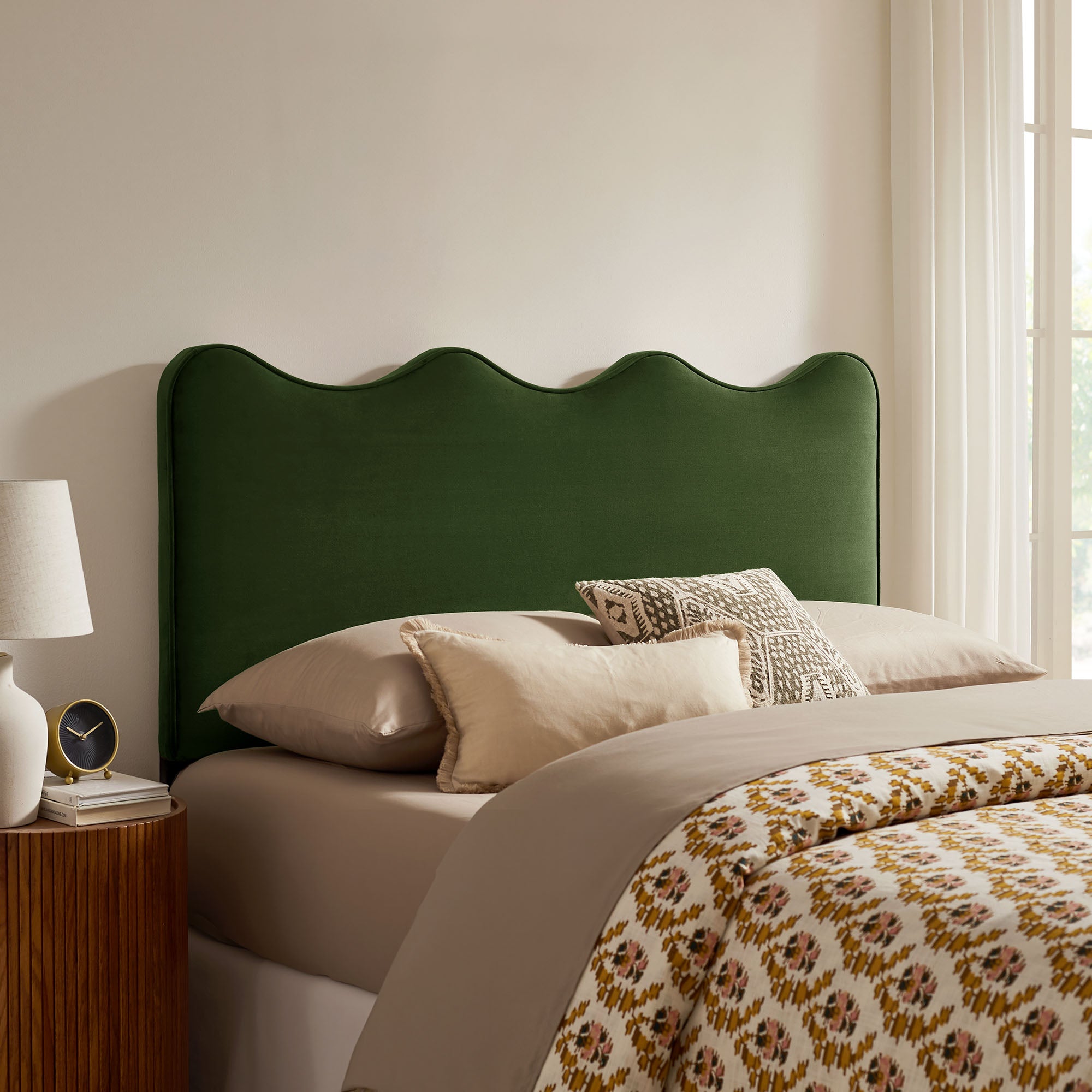 Modway MOD-7291 Athena Stain-Resistant Performance Velvet Full Size Headboard