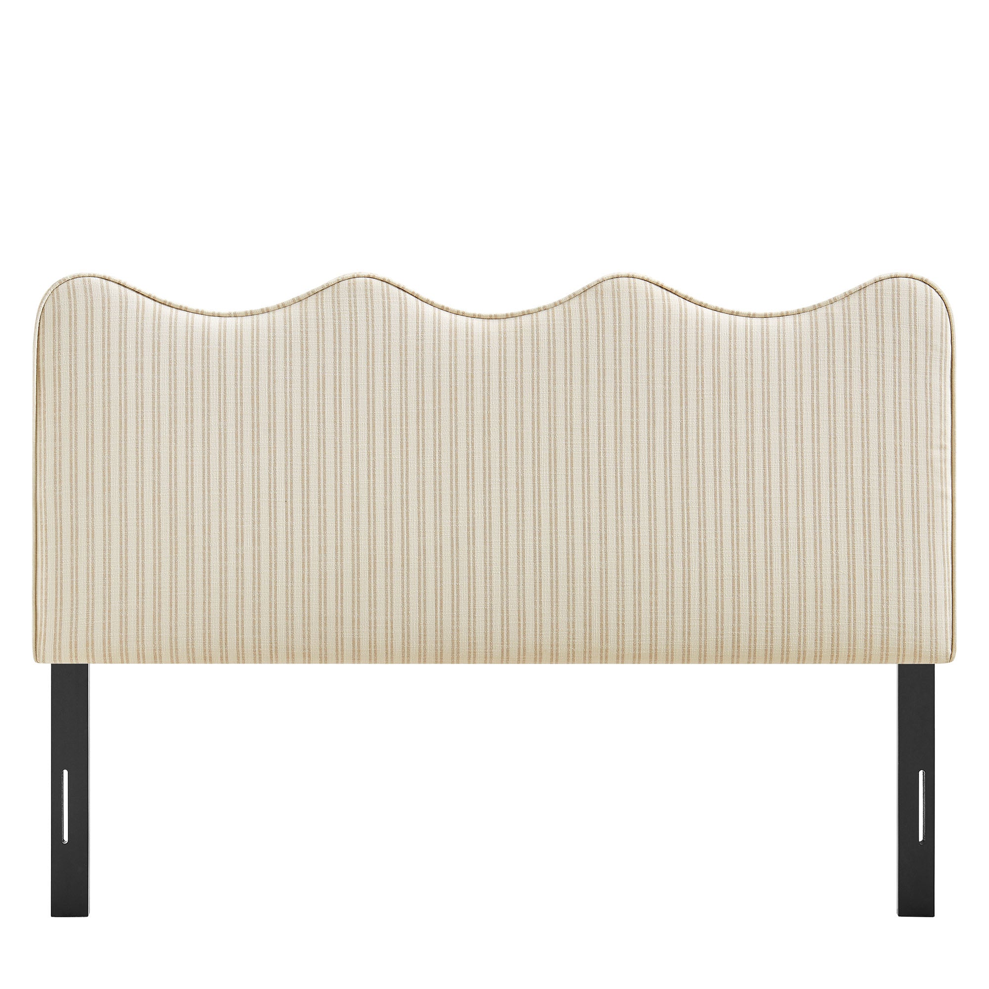 Modway MOD-7296 Athena Striped Fabric Upholstered King Size Headboard