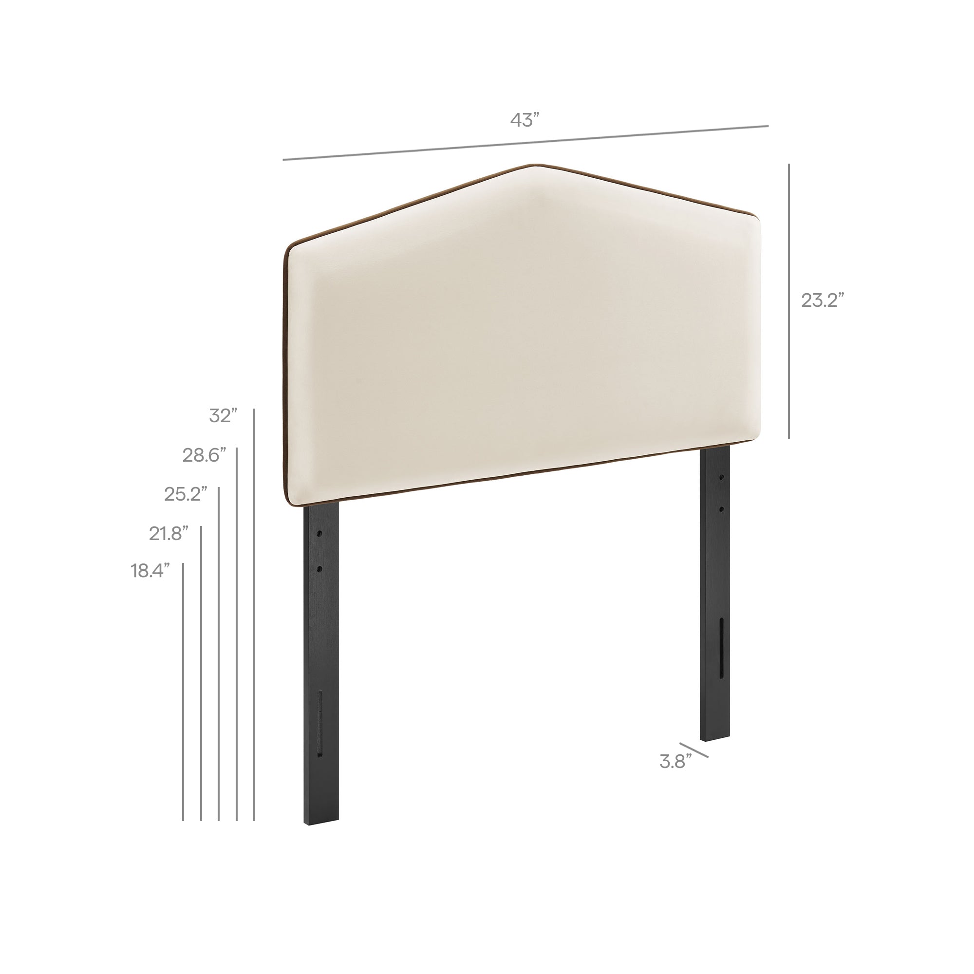 Modway Cosette Performance Velvet Twin Size Headboard