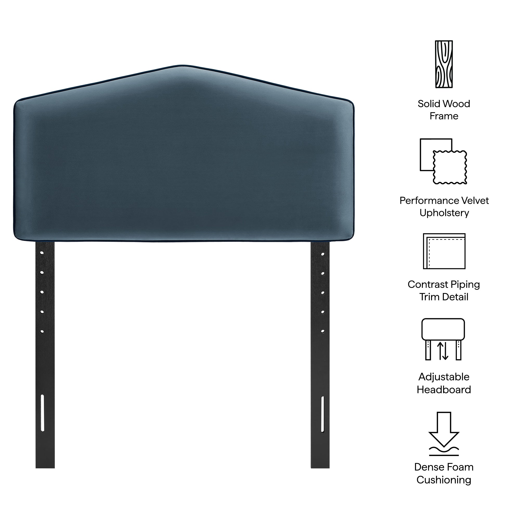 Modway Cosette Performance Velvet Twin Size Headboard