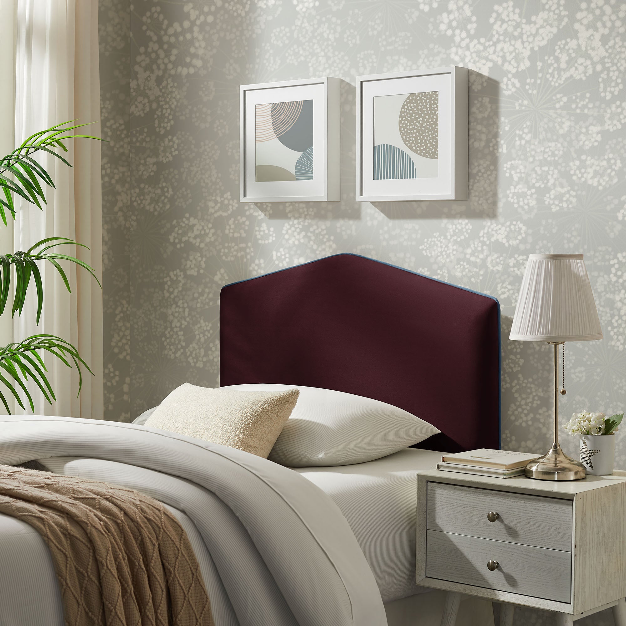 Modway Cosette Performance Velvet Twin Size Headboard