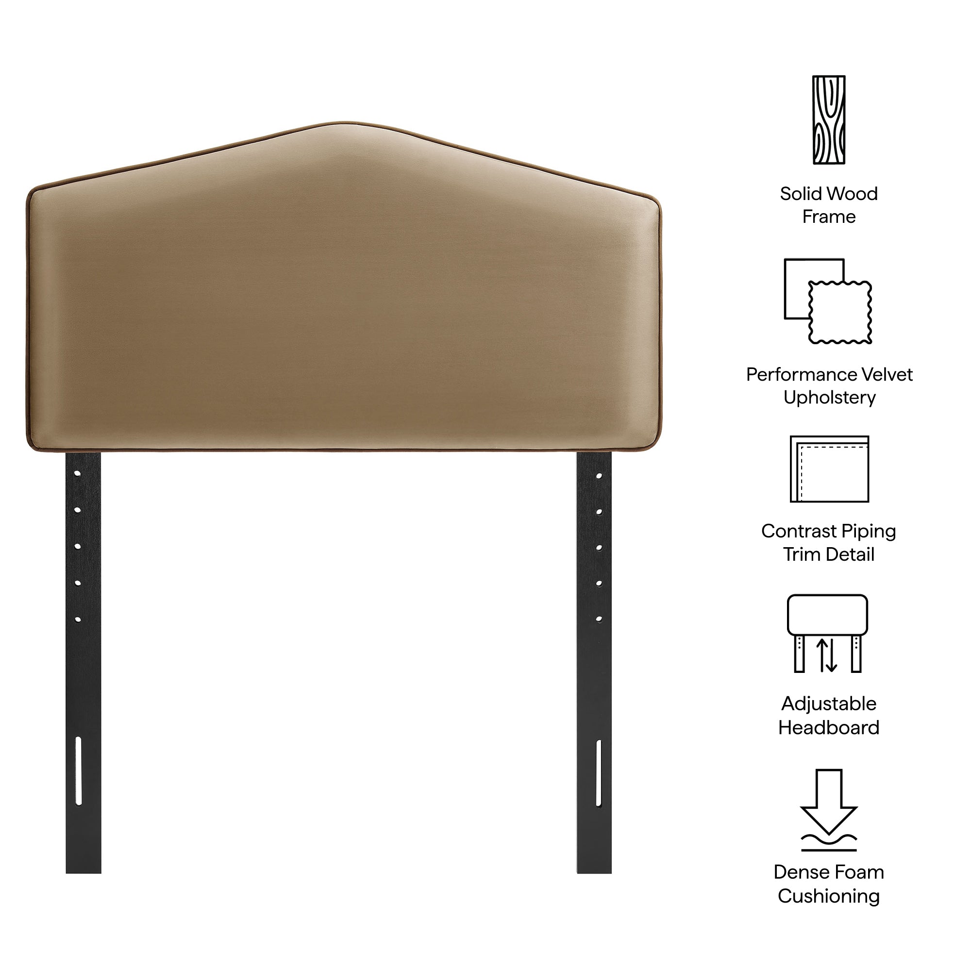 Modway MOD-7297 Cosette Performance Velvet Twin Size Headboard