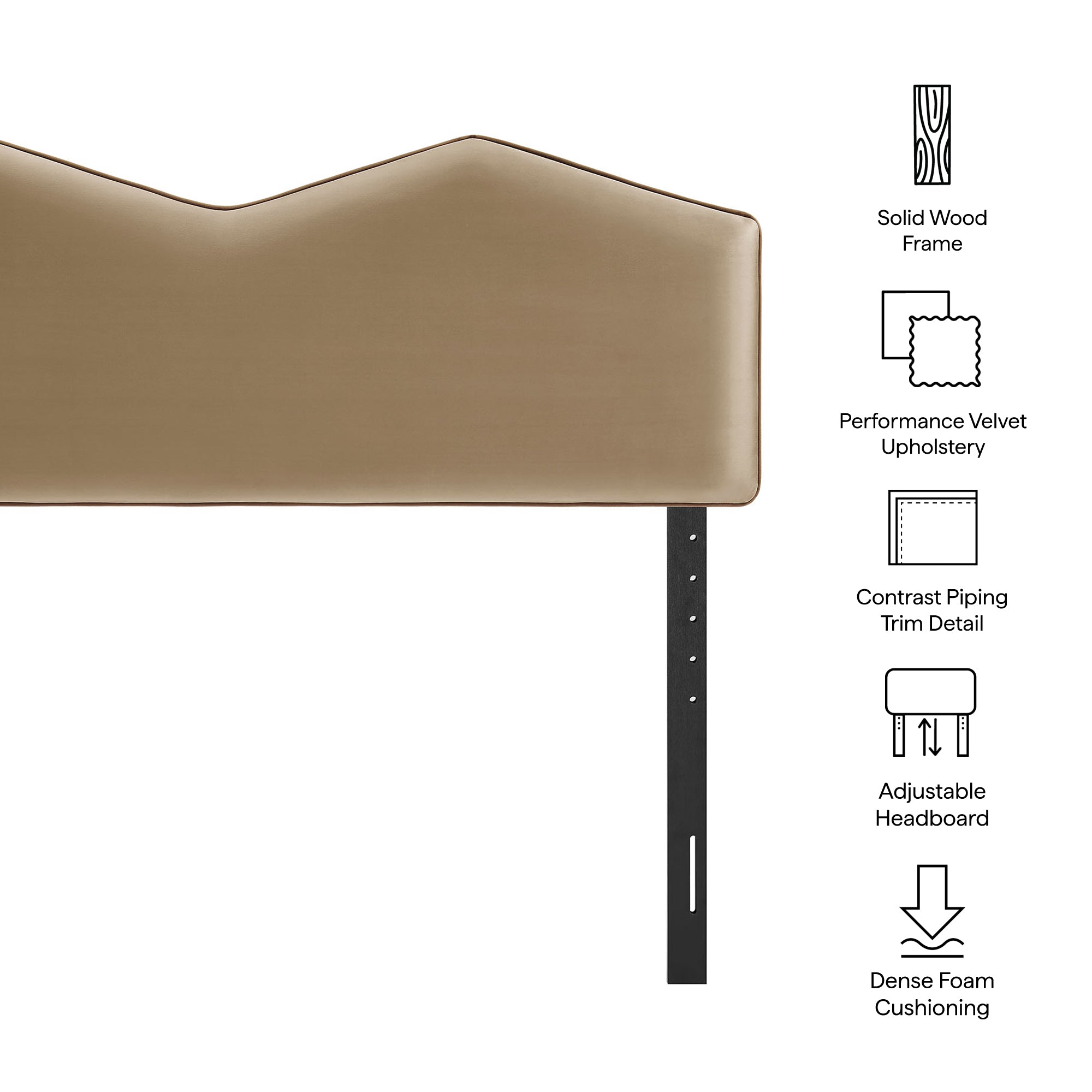 Modway Cosette Performance Velvet King Size Headboard