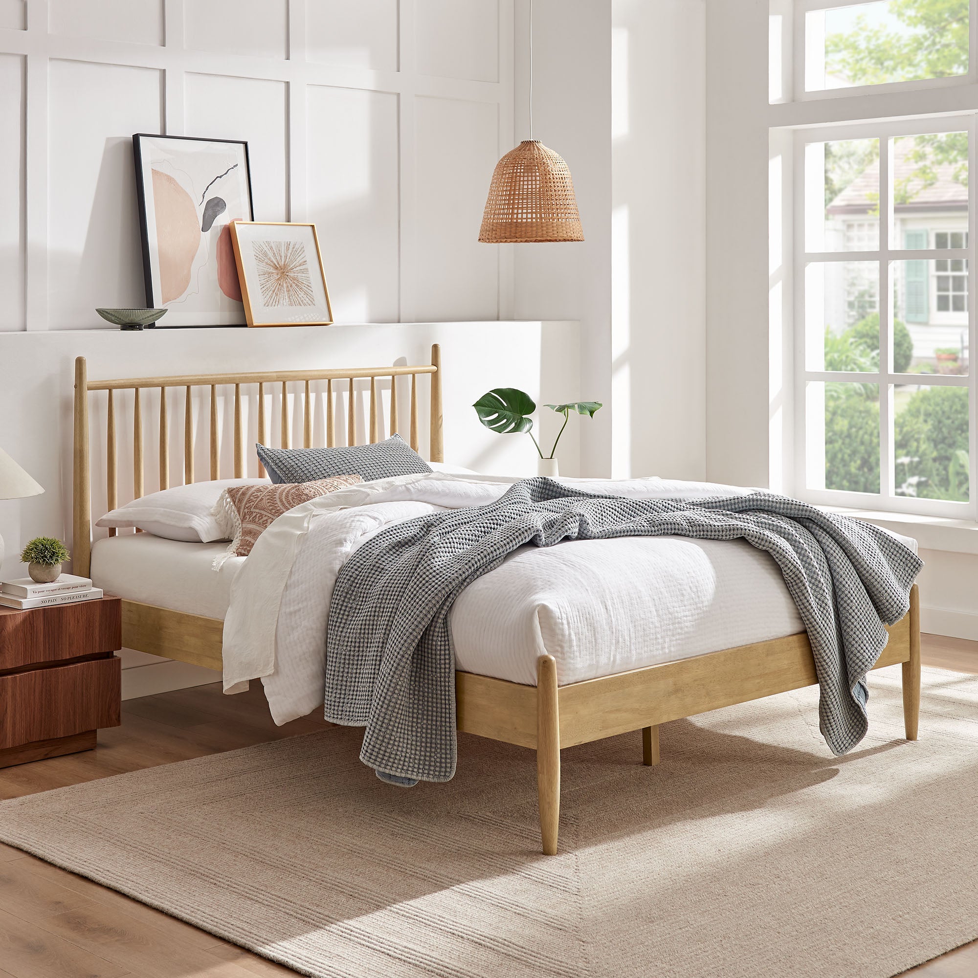 Modway Zane Full Size Spindle Bed Frame