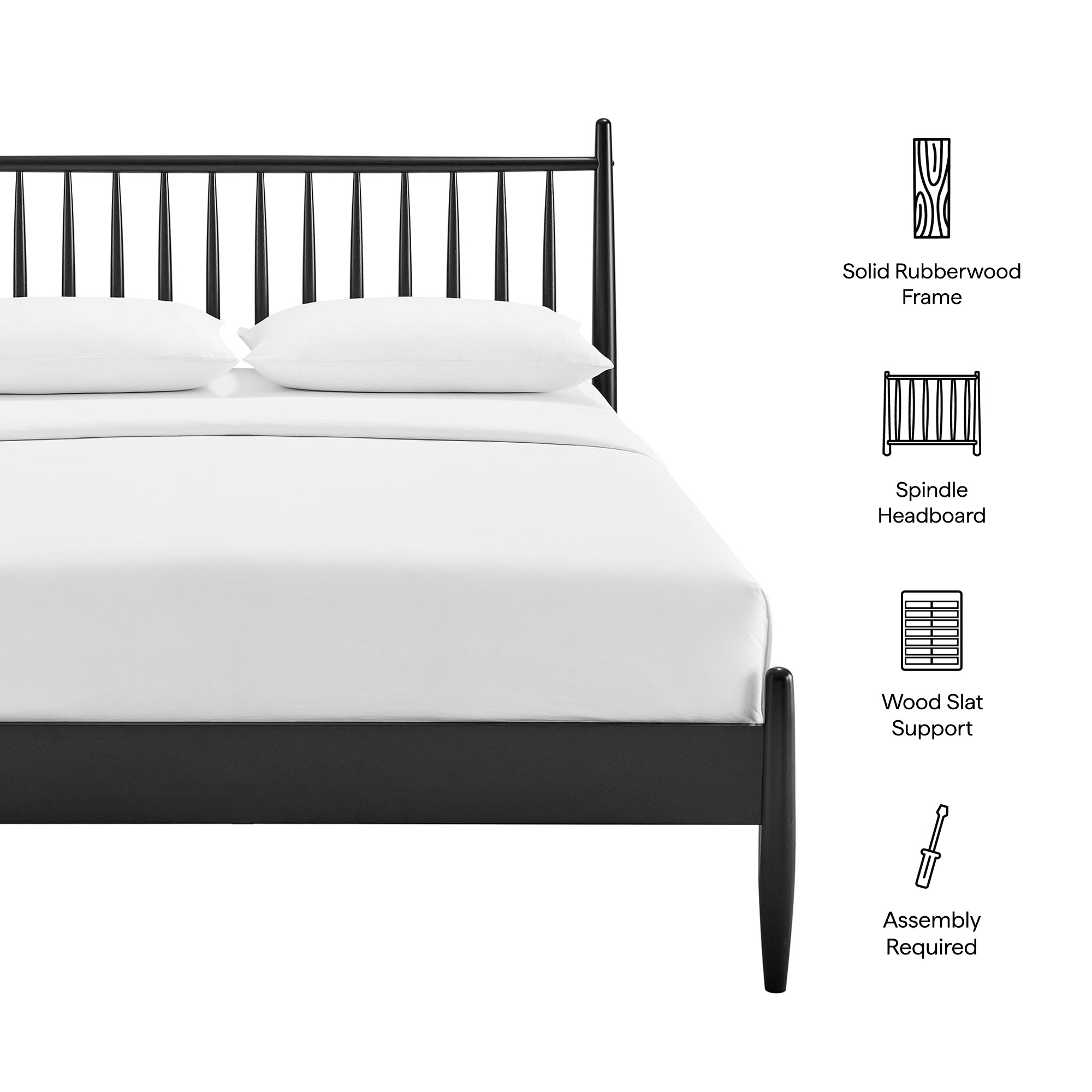 Modway Zane King Size Spindle Bed