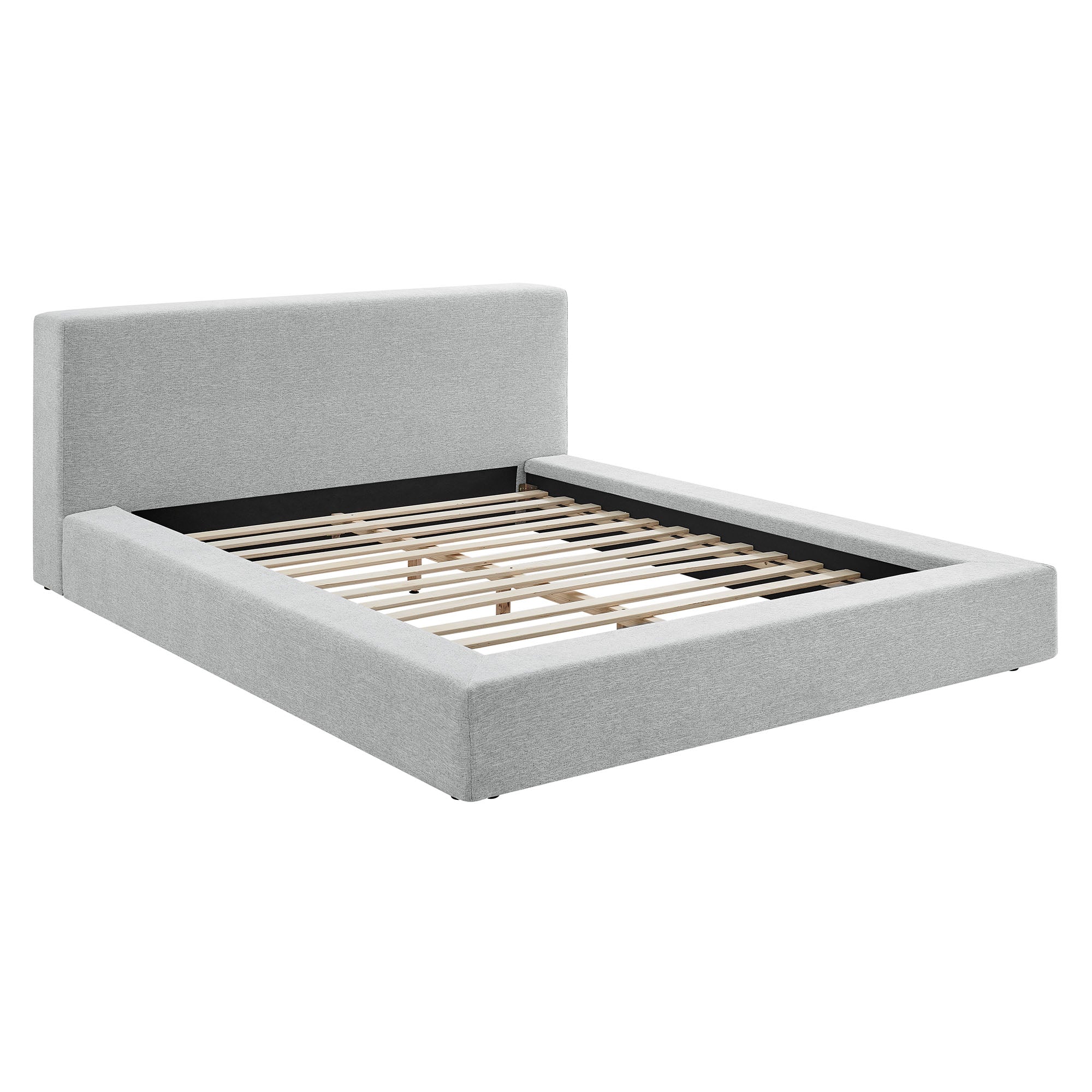 Modway Luma Chenille Upholstered Queen Platform Bed Frame