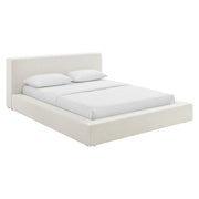 Modway MOD-7306 Luma Chenille Upholstered King Platform Bed Frame