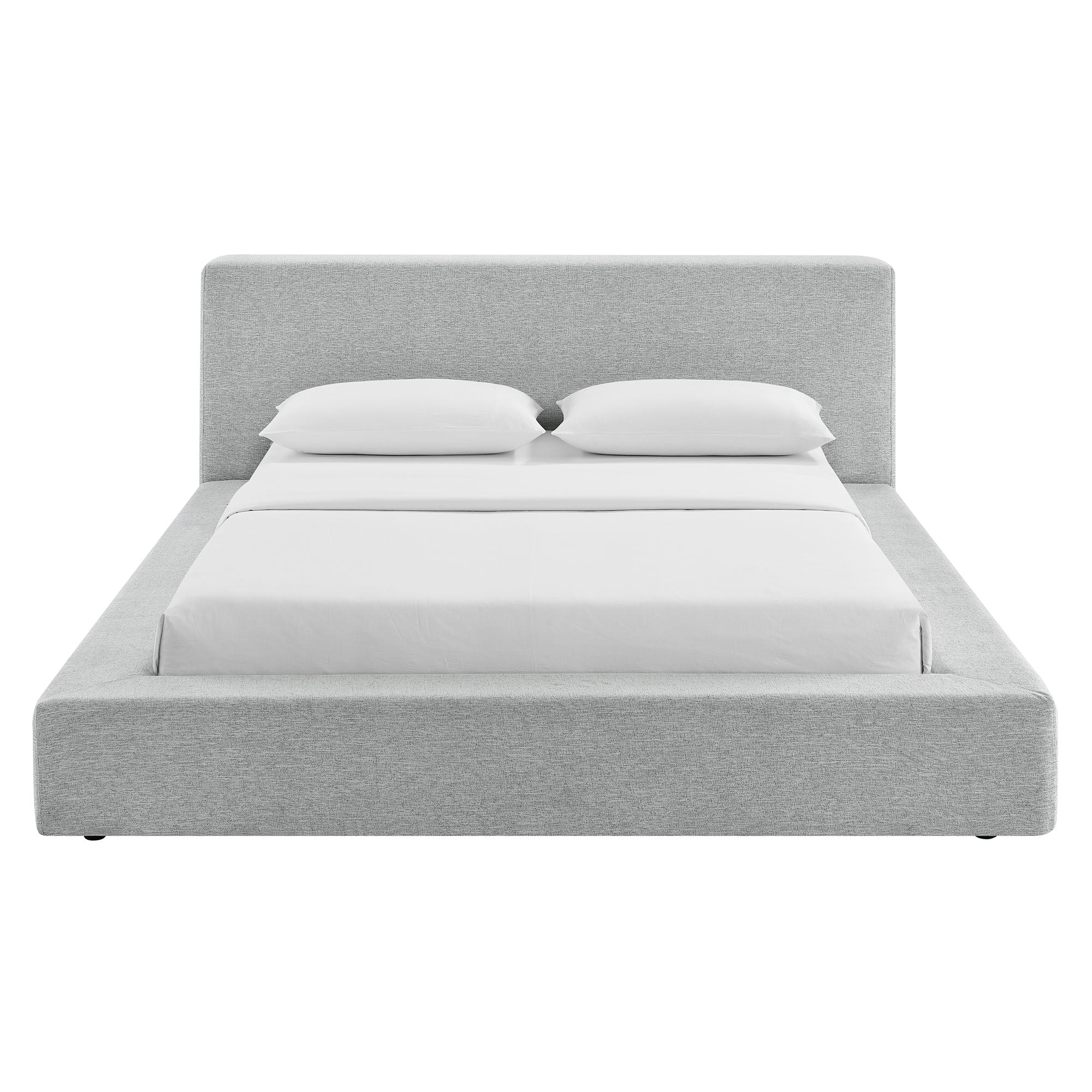Modway Luma Chenille Upholstered King Platform Bed Frame