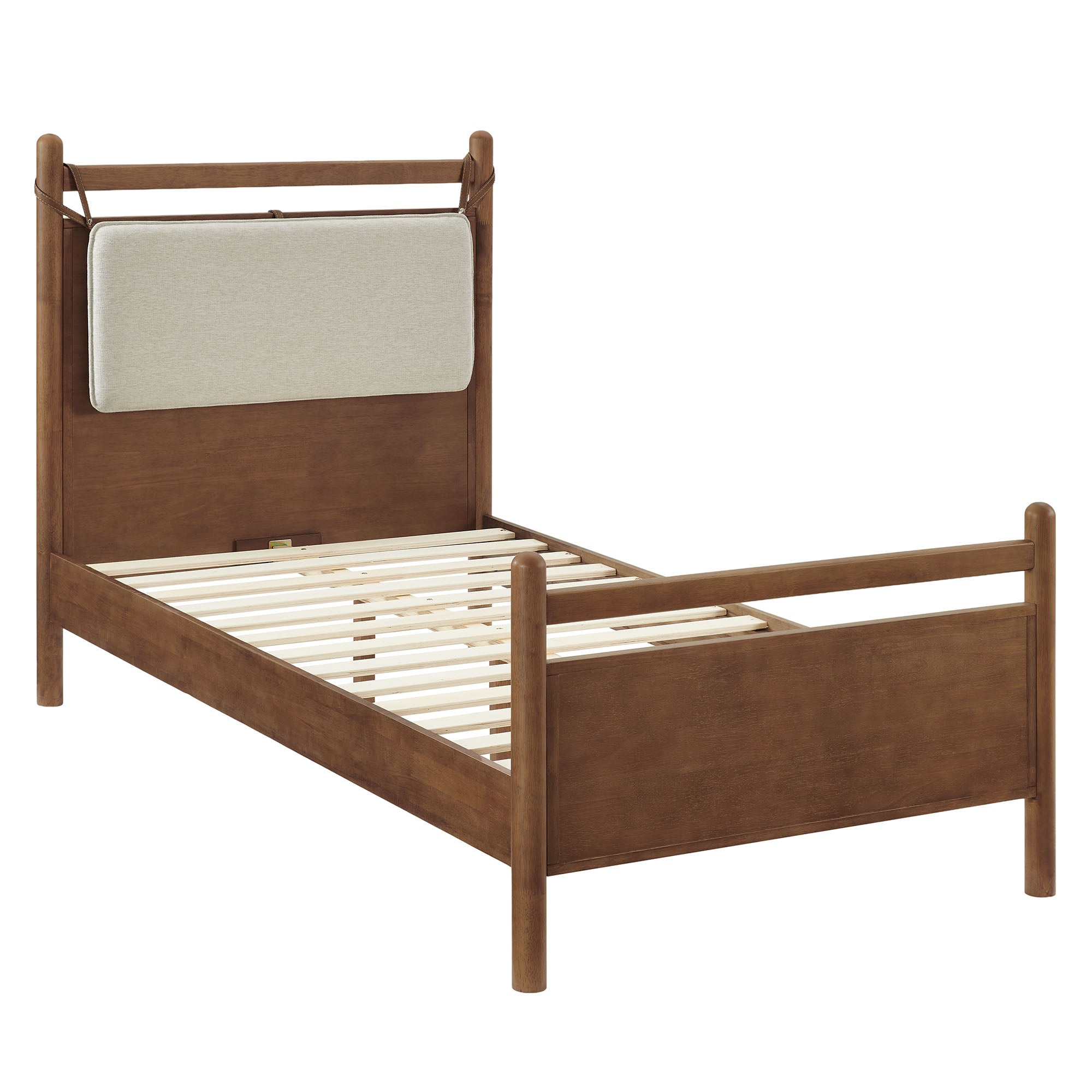 Modway MOD-7309 Leni Twin Size Wood Platform Bed Frame