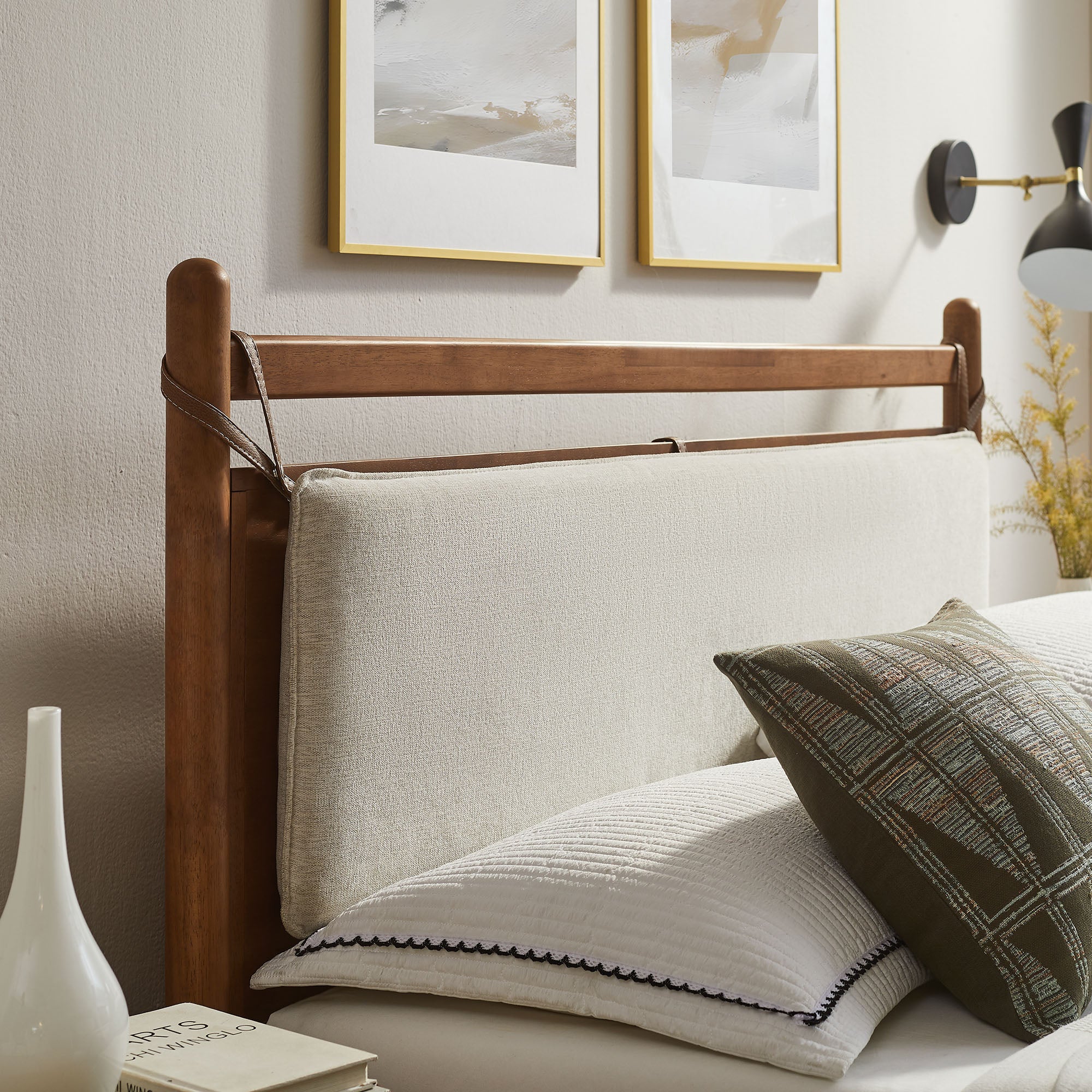 Modway MOD-7315 Leni King Size Wood Platform Bed Frame
