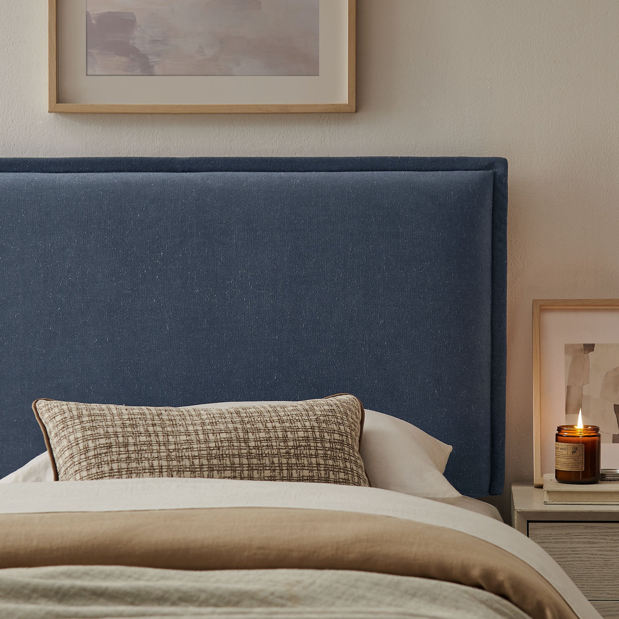 Modway MOD-7317 Camille Upholstered Linen Blend Twin Size Headboard