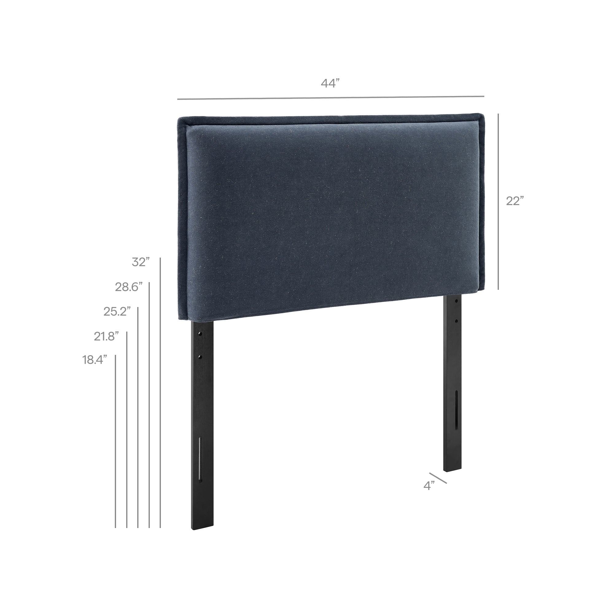 Modway MOD-7317 Camille Upholstered Linen Blend Twin Size Headboard