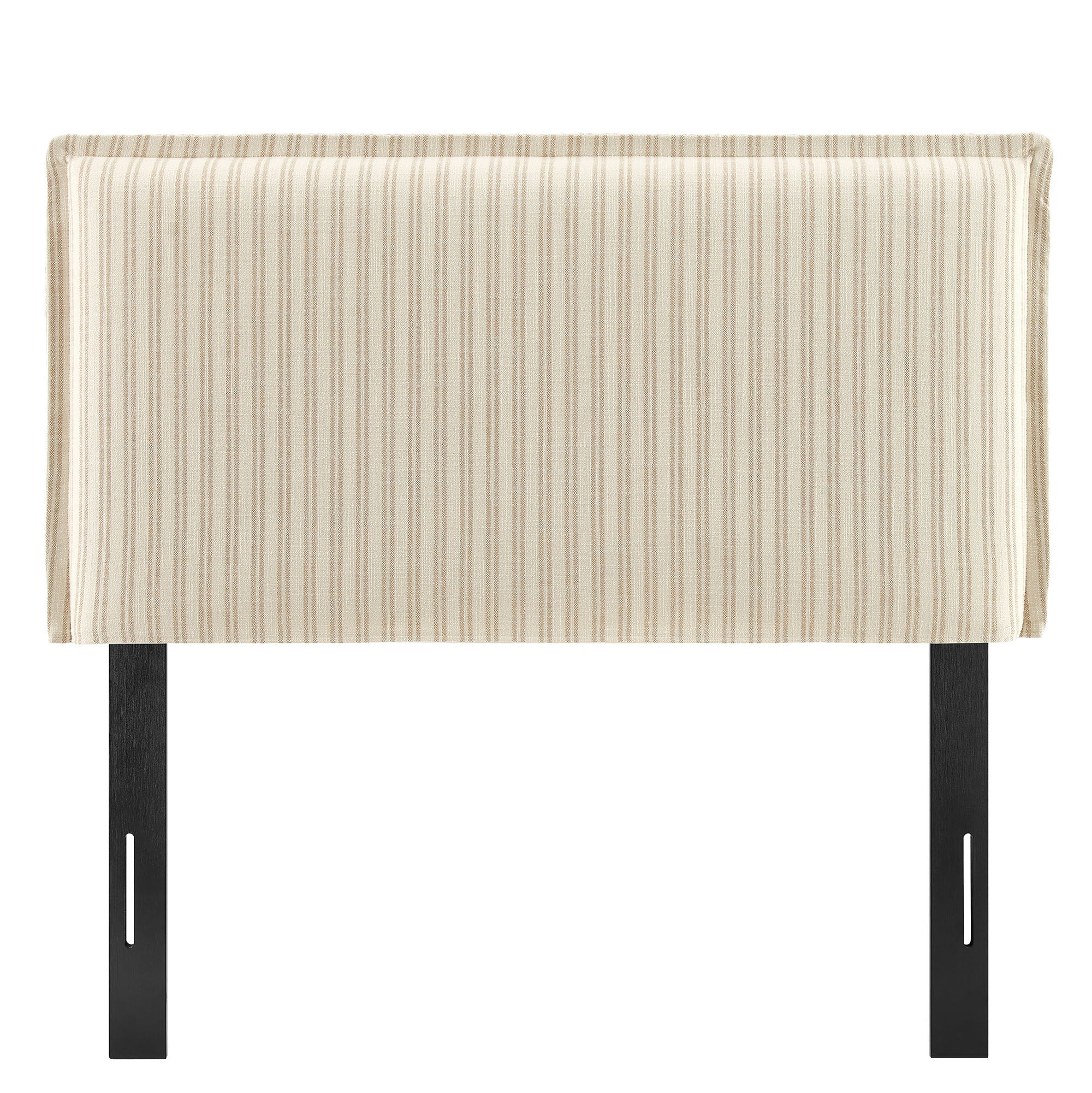 Modway MOD-7318 Camille Striped Linen Blend Twin Size Headboard