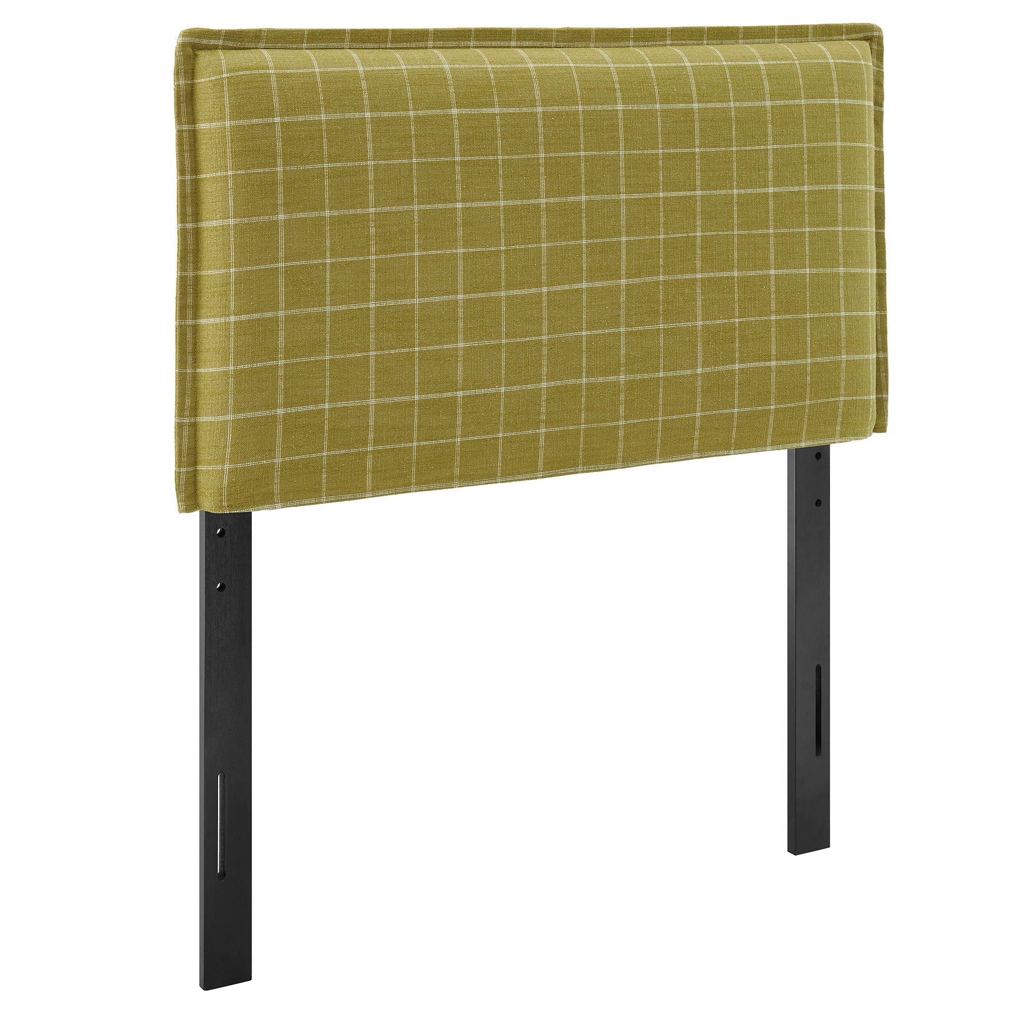 Modway MOD-7319 Camille Checkered Linen Blend Twin Size Headboard
