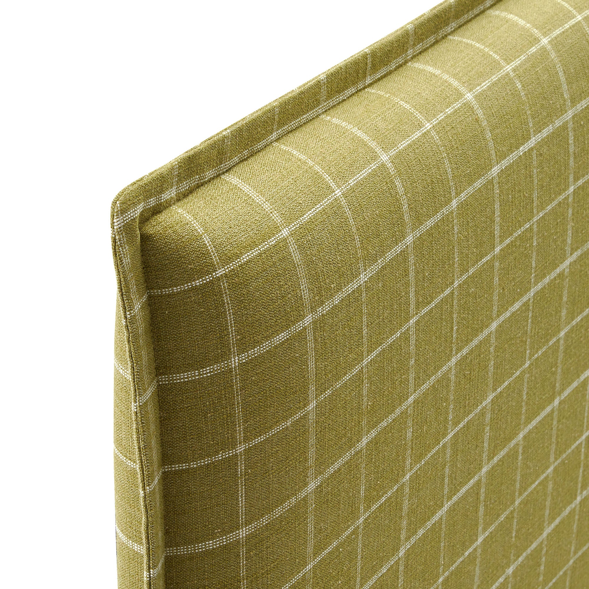 Modway MOD-7319 Camille Checkered Linen Blend Twin Size Headboard