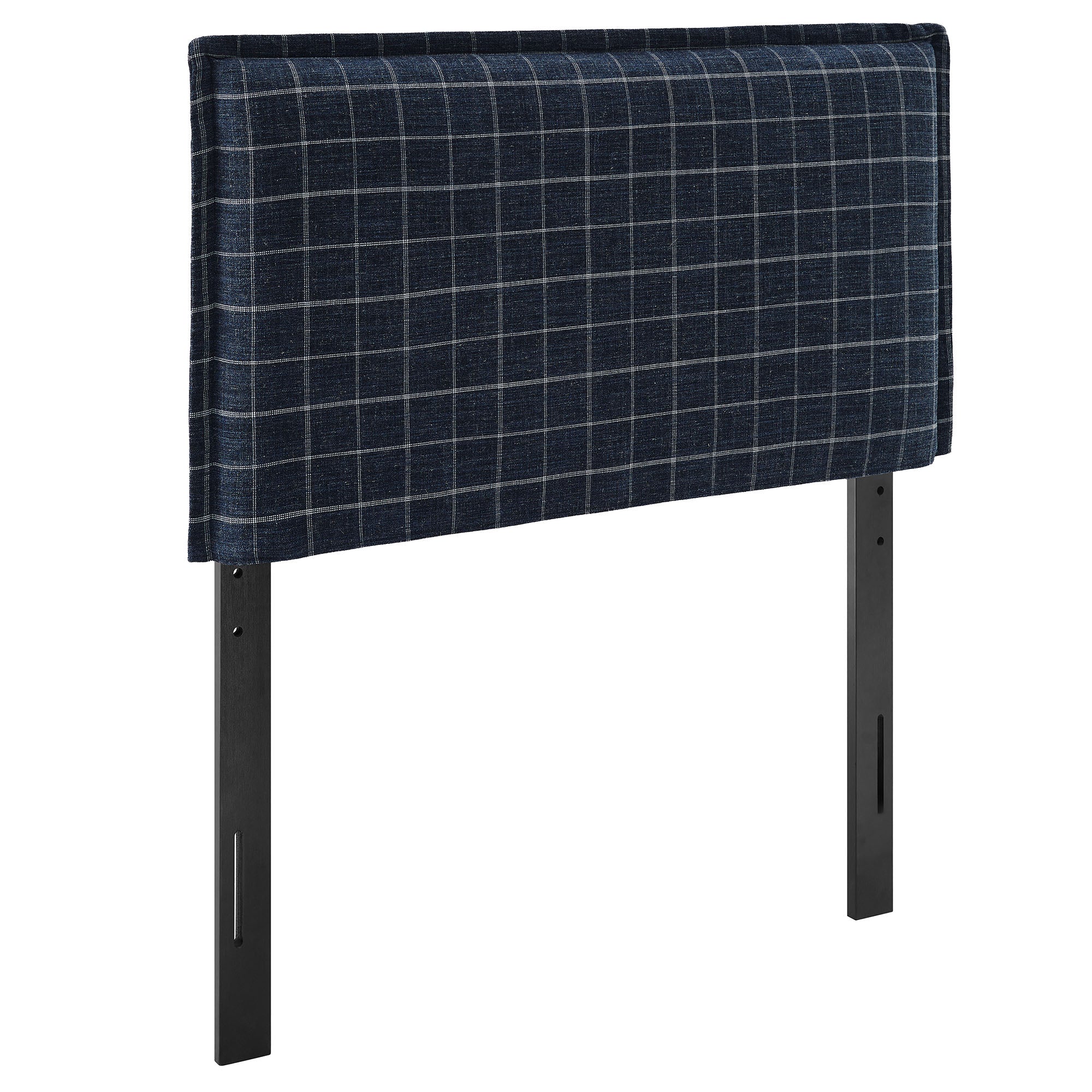 Modway MOD-7319 Camille Checkered Linen Blend Twin Size Headboard