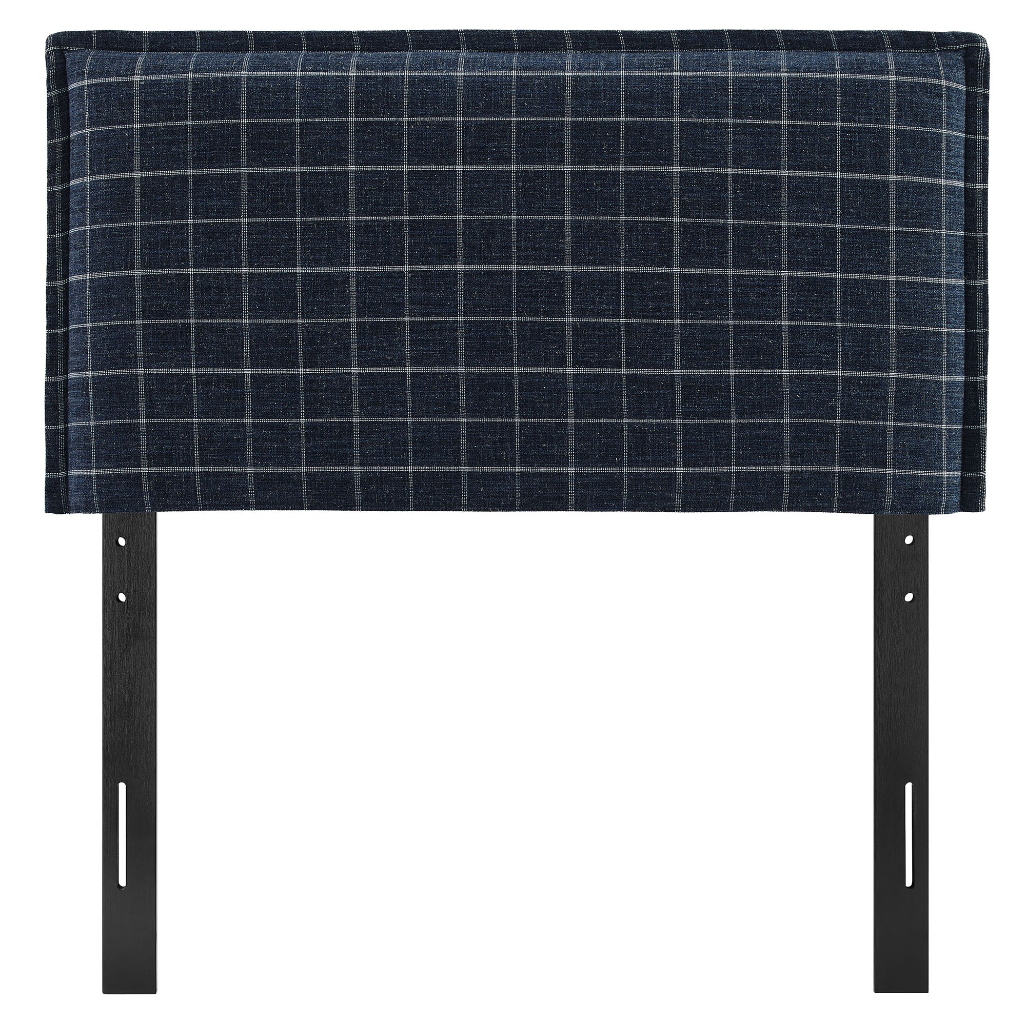 Modway MOD-7319 Camille Checkered Linen Blend Twin Size Headboard