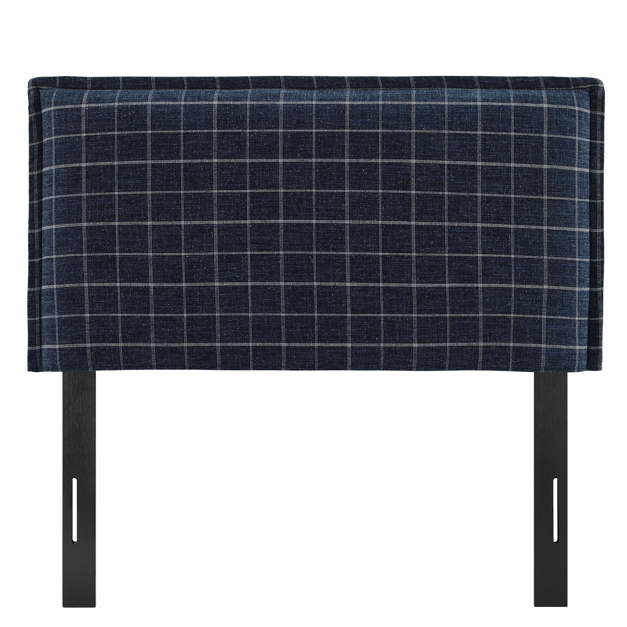Modway MOD-7319 Camille Checkered Linen Blend Twin Size Headboard
