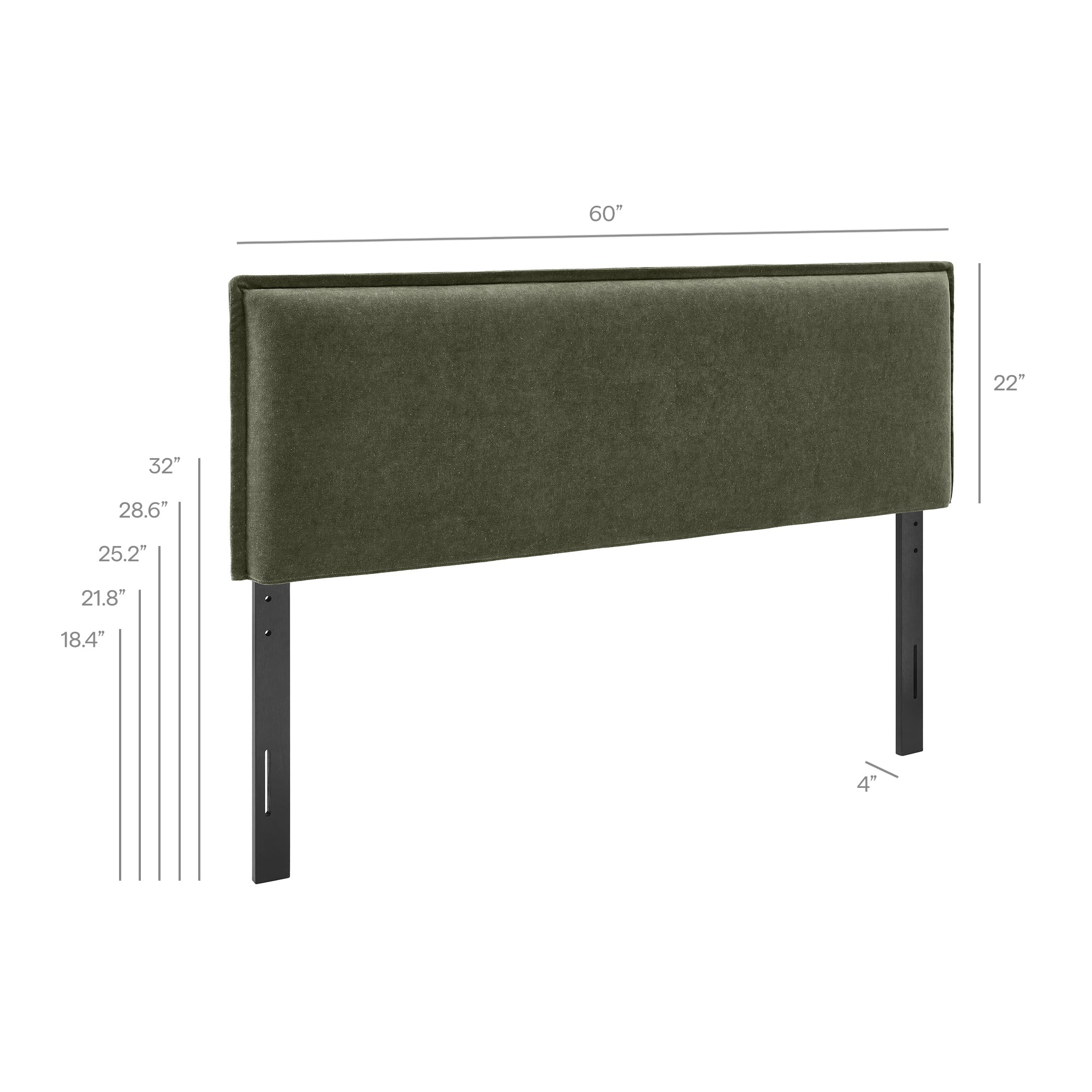 Modway MOD-7320 Camille Upholstered Linen Blend Full Size Headboard