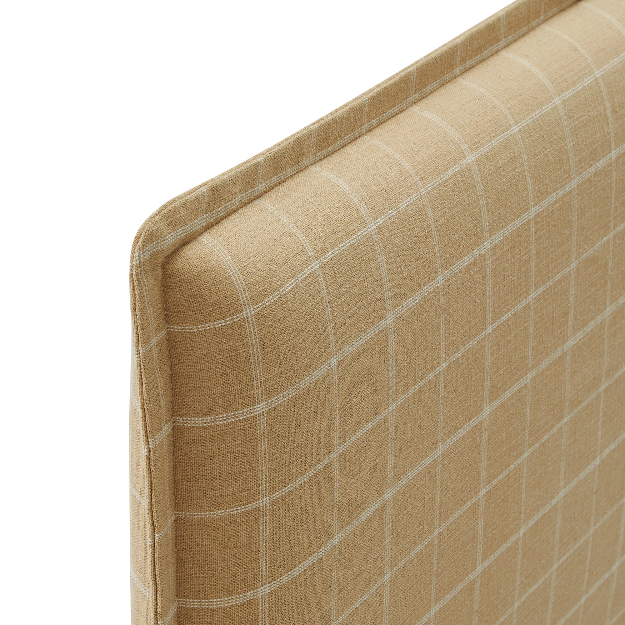 Modway MOD-7322 Camille Checkered Linen Blend Full Size Headboard
