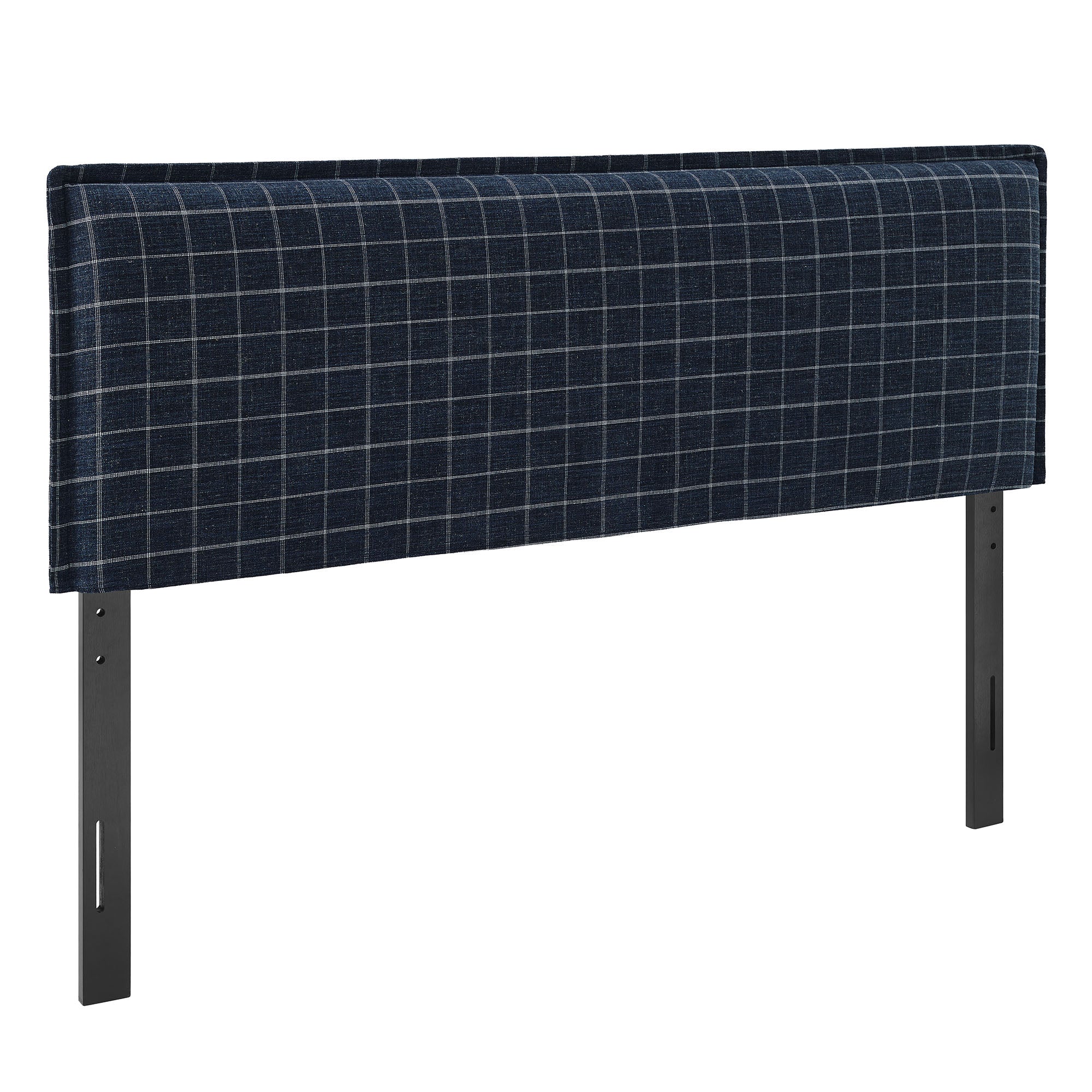 Modway MOD-7325 Camille Checkered Linen Blend Queen Size Headboard