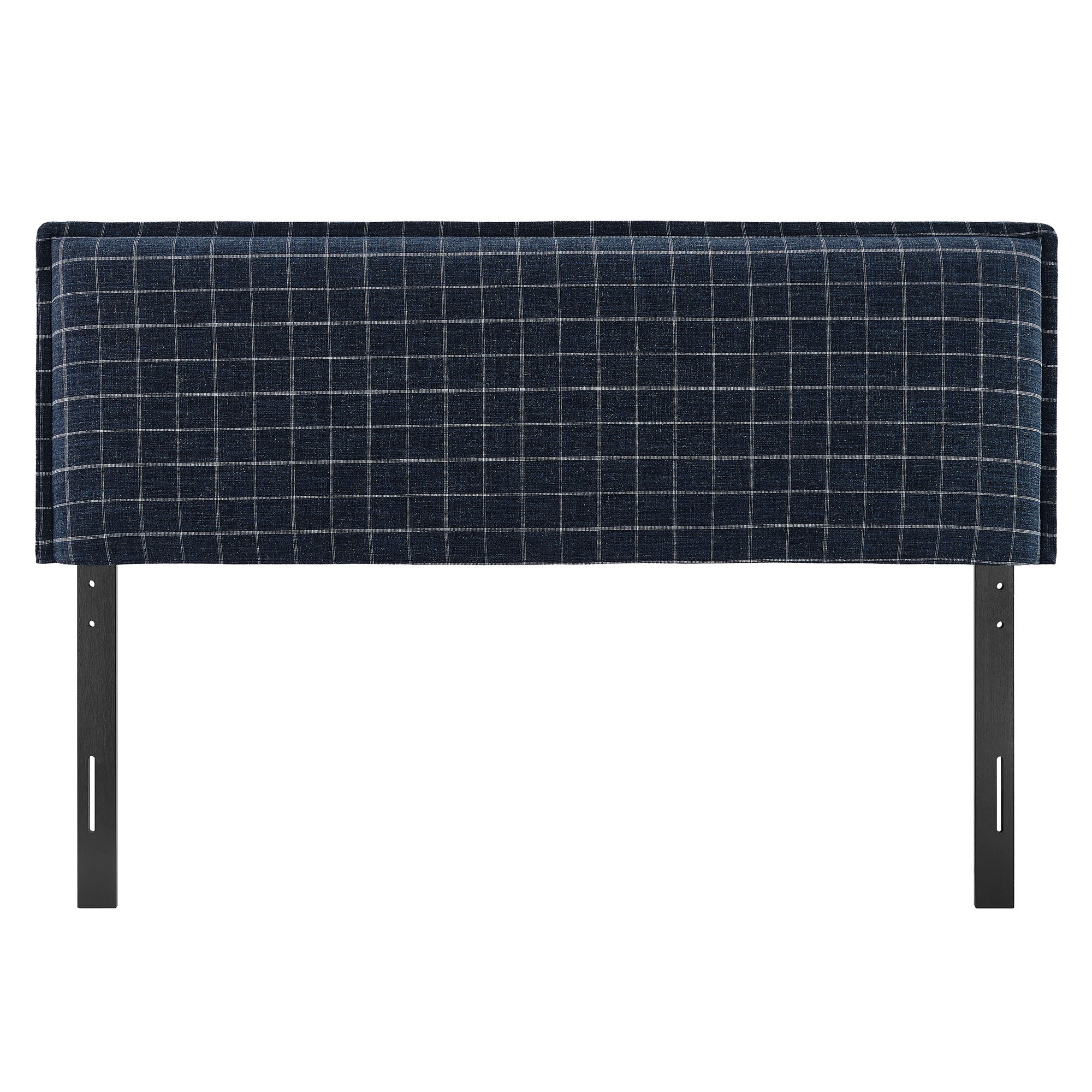 Modway MOD-7325 Camille Checkered Linen Blend Queen Size Headboard