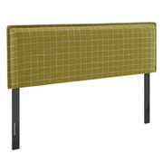 Modway MOD-7328 Camille Checkered Linen Blend King Size Headboard
