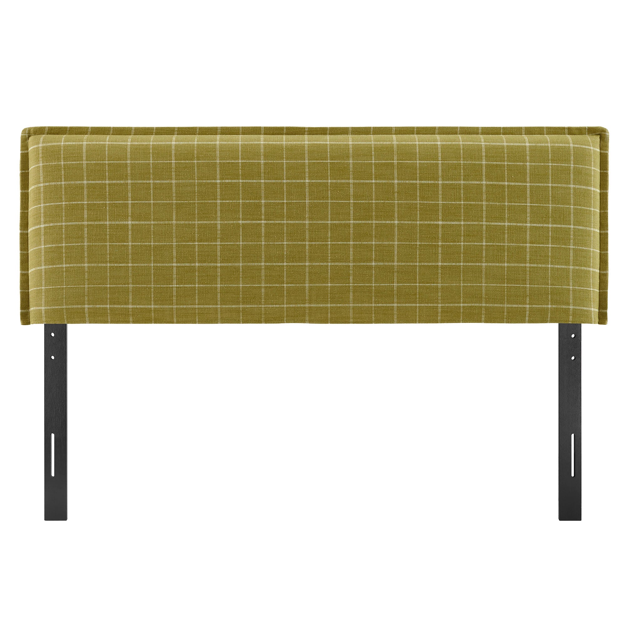 Modway MOD-7328 Camille Checkered Linen Blend King Size Headboard