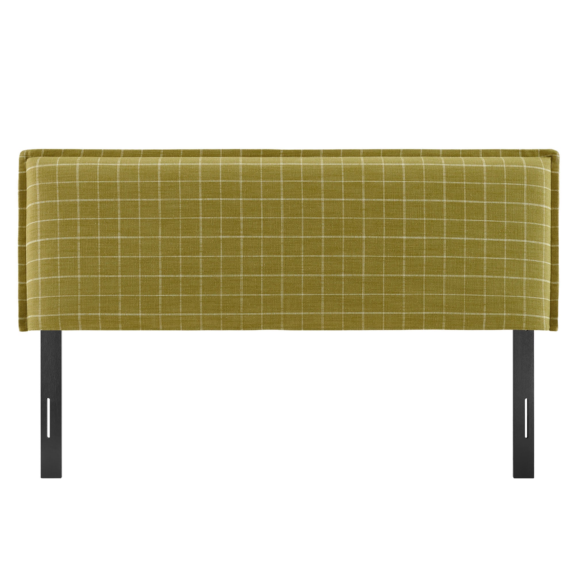 Modway MOD-7328 Camille Checkered Linen Blend King Size Headboard