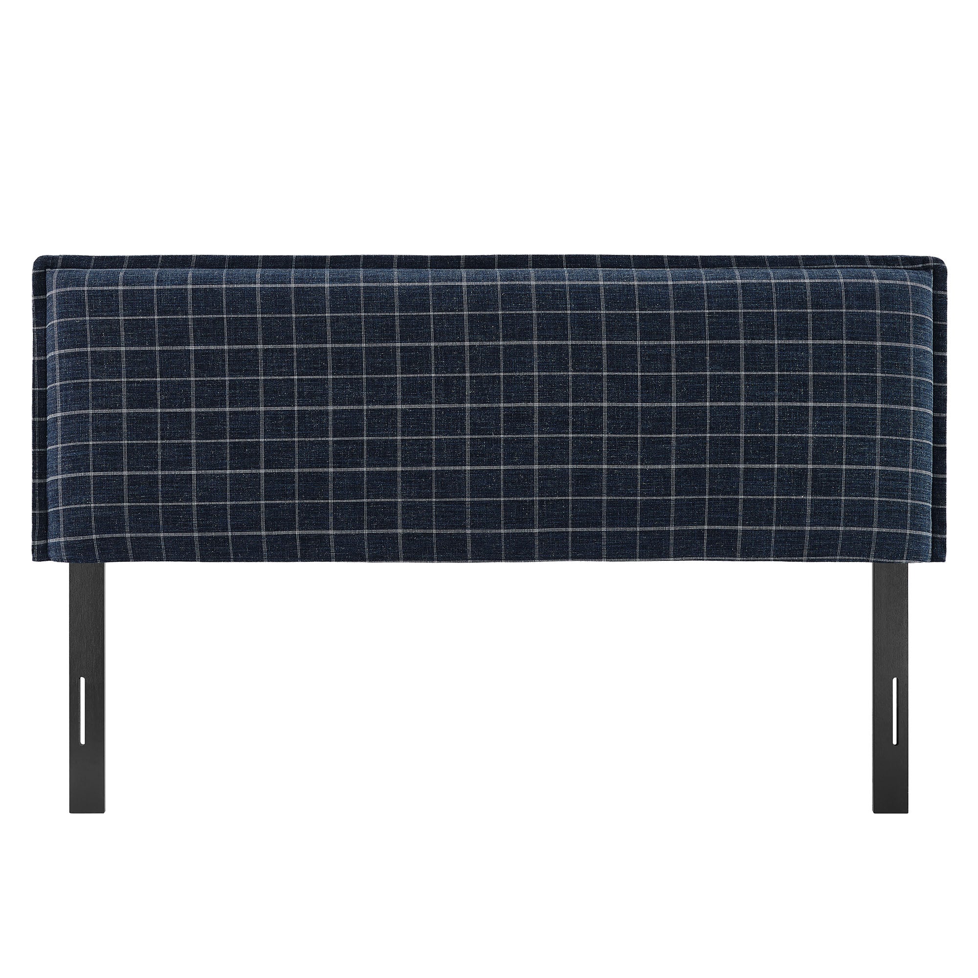 Modway MOD-7328 Camille Checkered Linen Blend King Size Headboard
