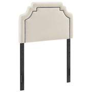 Modway MOD-7329 Magnolia Stain-Resistant Performance Velvet Twin Size Headboard